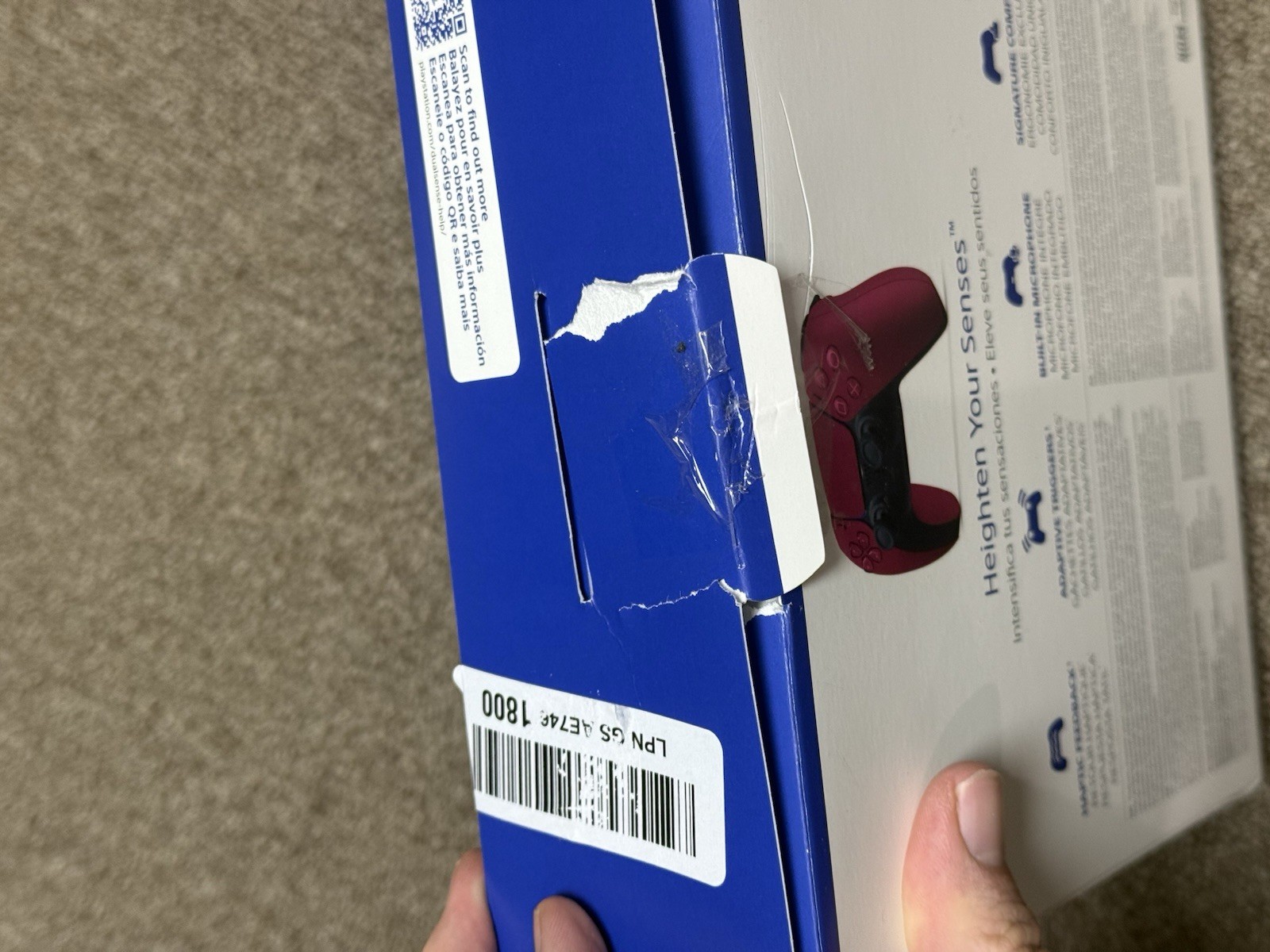 🔥PS5 PlayStation 5 DualSense Wireless Controller Cosmic Red NEW Open Box