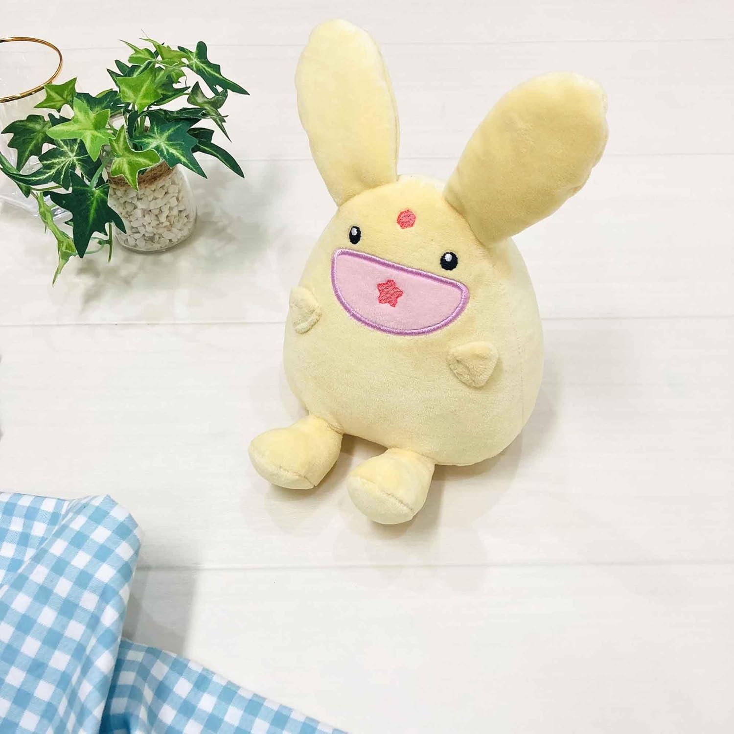 Puyo Puyo Carbuncle smartphone pillow Cushion Plush smartphone stand 15cm/5.9-in