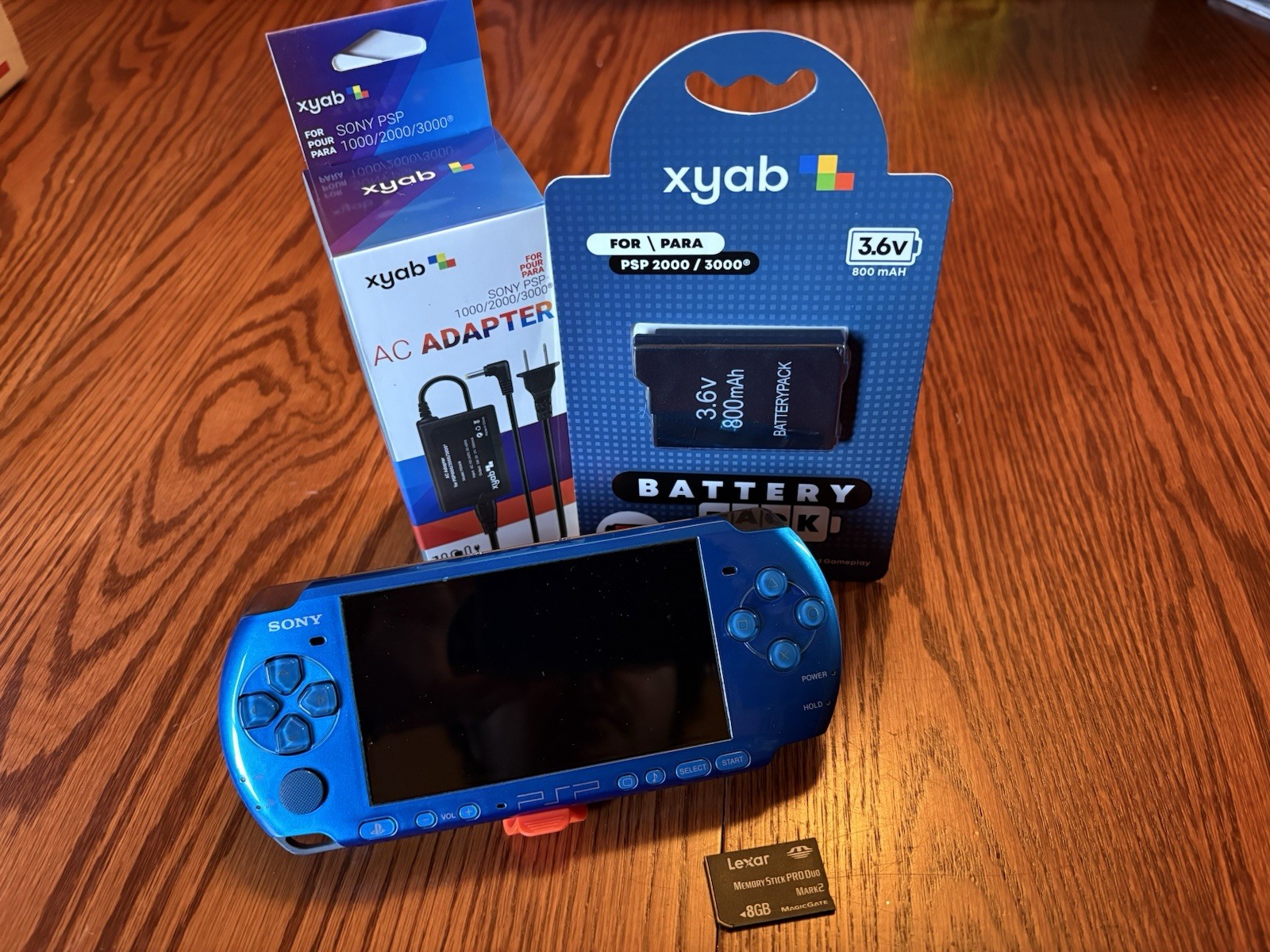 Sony PSP 3000 Japanese Vibrant Blue – Tested Working