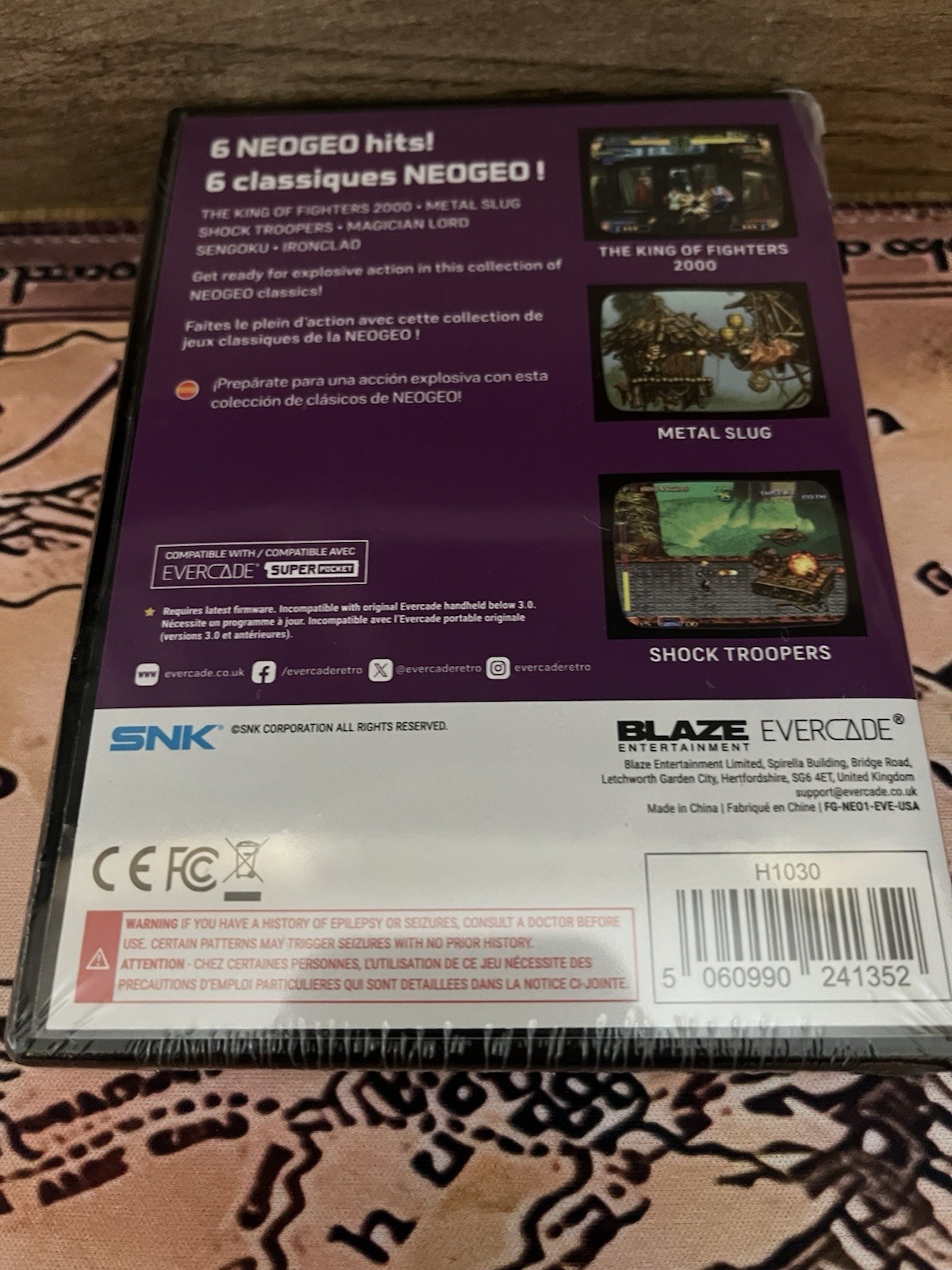 neo geo evercade Cartridge