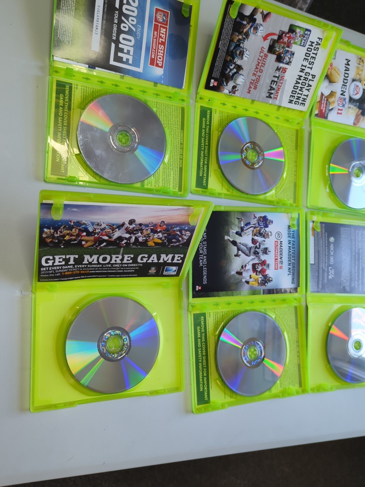 Madden NFL – Microsoft Xbox 360 Tested Bundle Lot