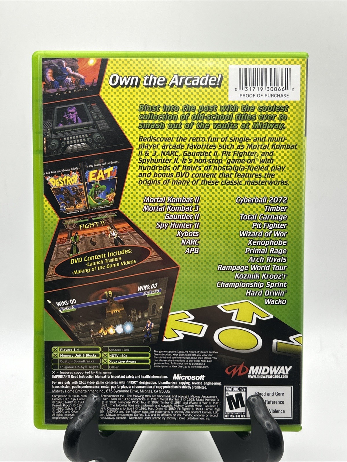 Xbox Midway Arcade Treasures 2 CIB Tested Nice