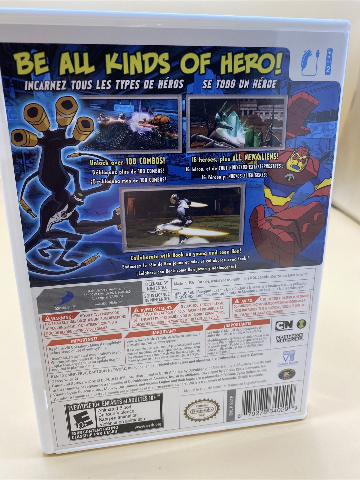 Ben 10: Omniverse (Nintendo Wii, 2012) Complete With Manual CIB Disc In VGC