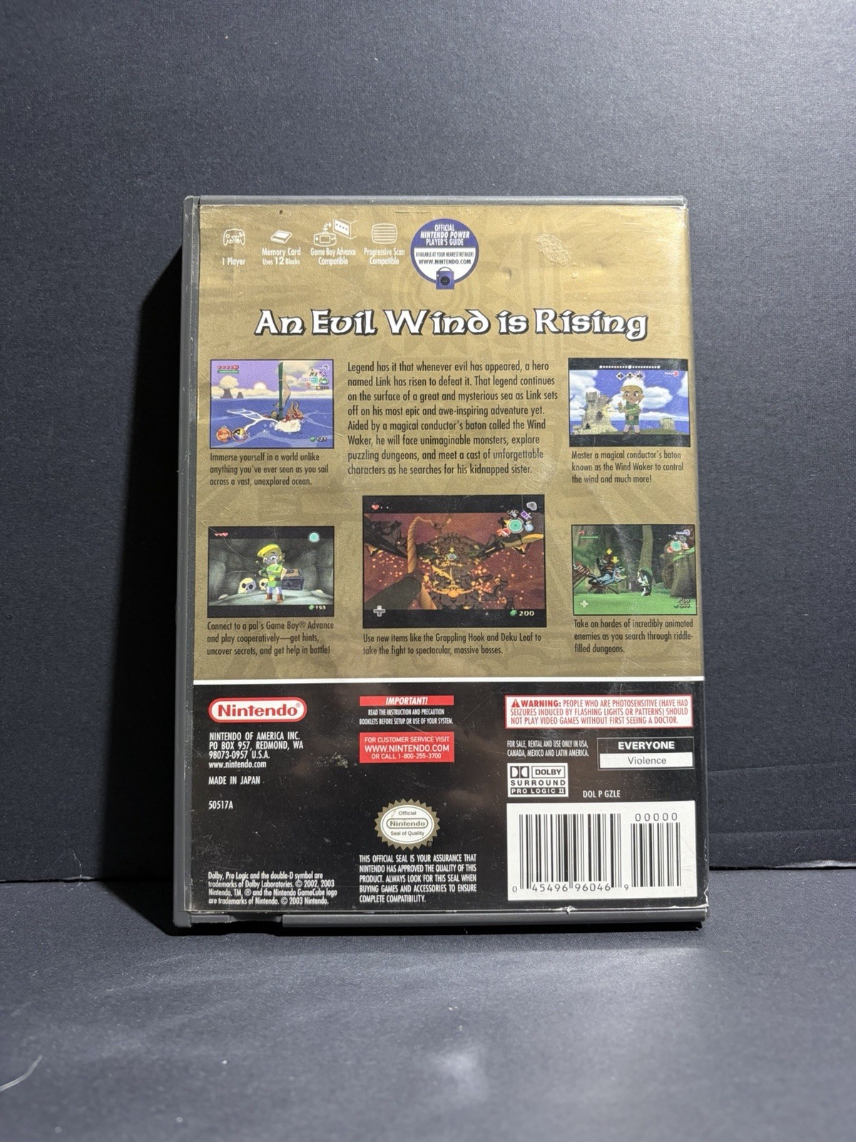 The Legend of Zelda The Wind Waker (Nintendo GameCube) Complete USA TESTED