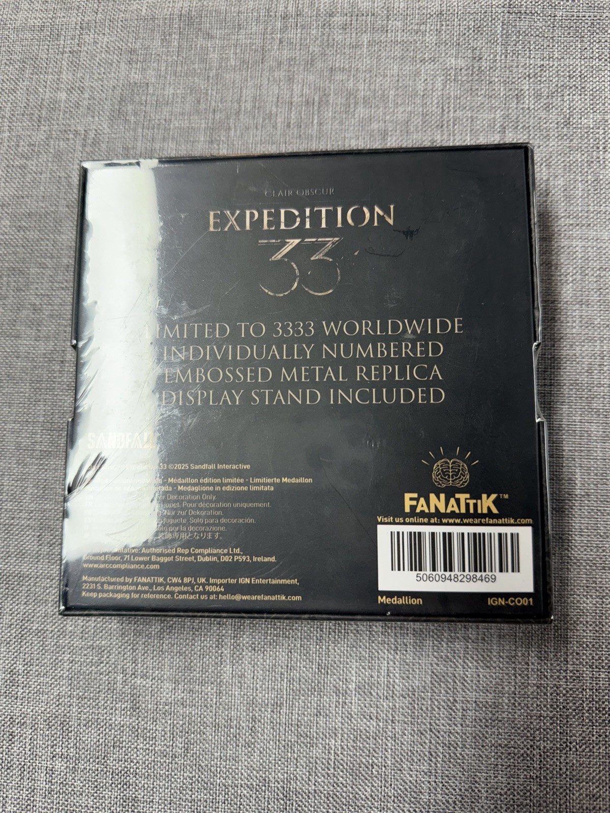 Clair Obscur Expedition 33 Lumiere Limited Edition Medallion /3333