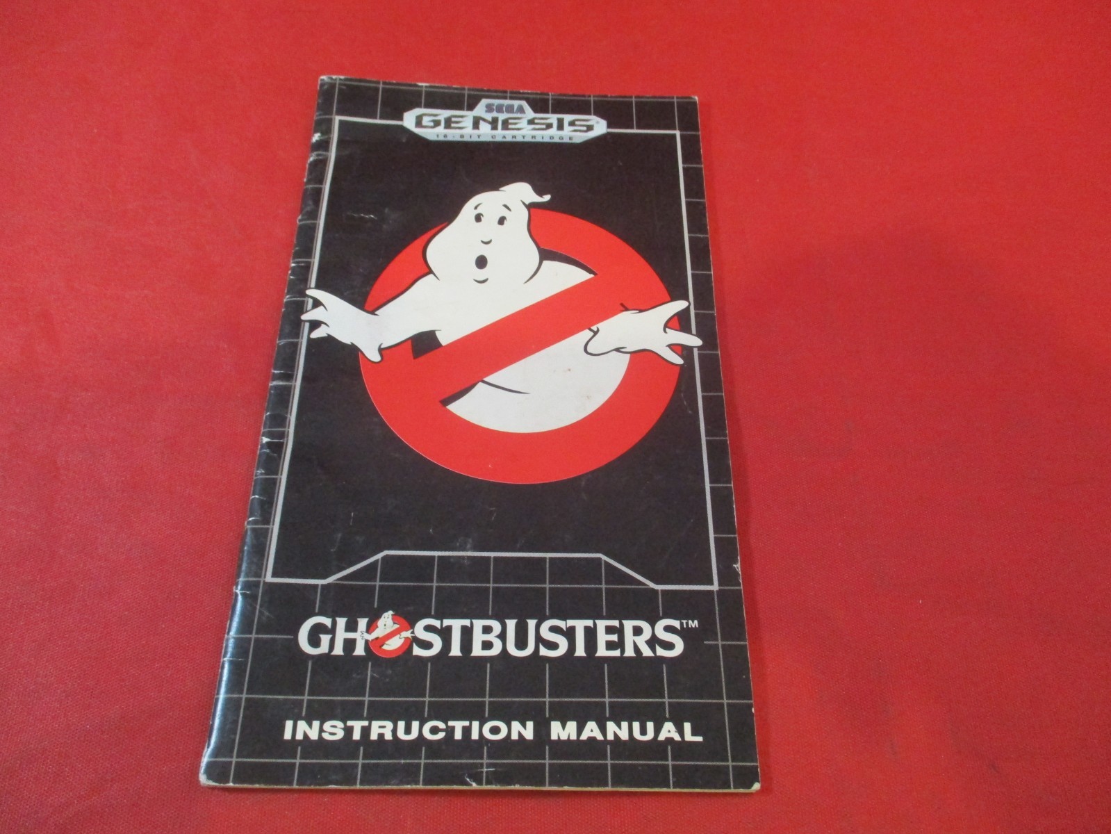 Ghostbusters Sega Genesis Instruction Manual Booklet ONLY *flawed*