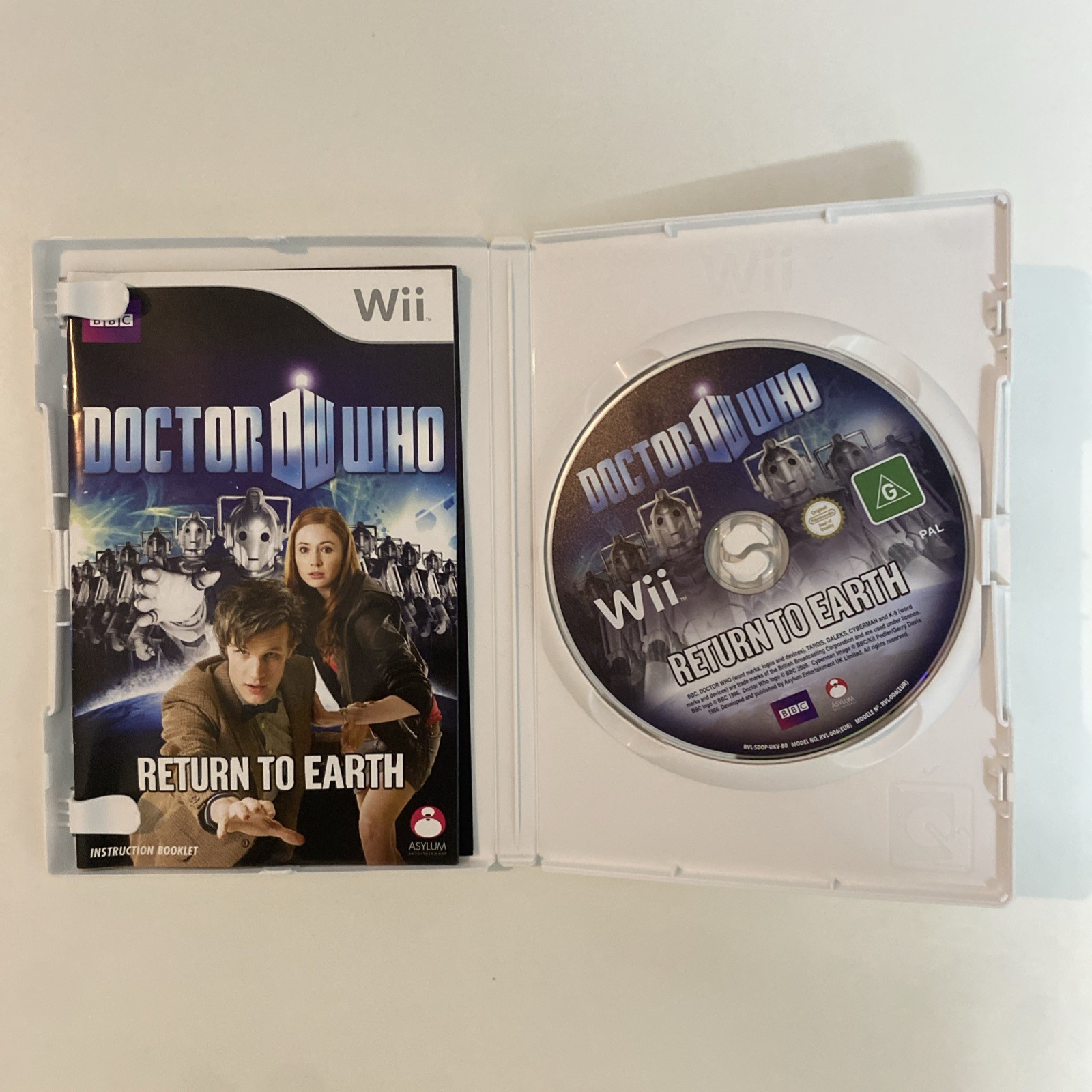 DOCTOR WHO RETURN TO EARTH (NINTENDO WII GAME, G)