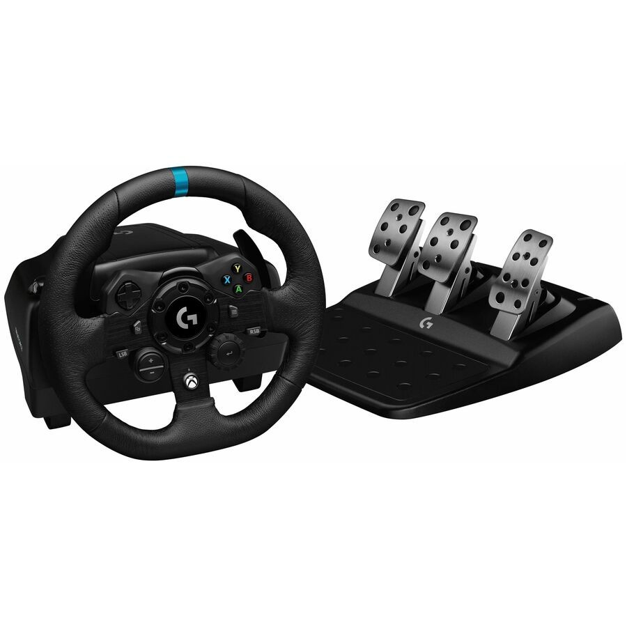 Logitech 941000147 G923 Gaming Pedal/Steering Wheel – Cable – USB – Black