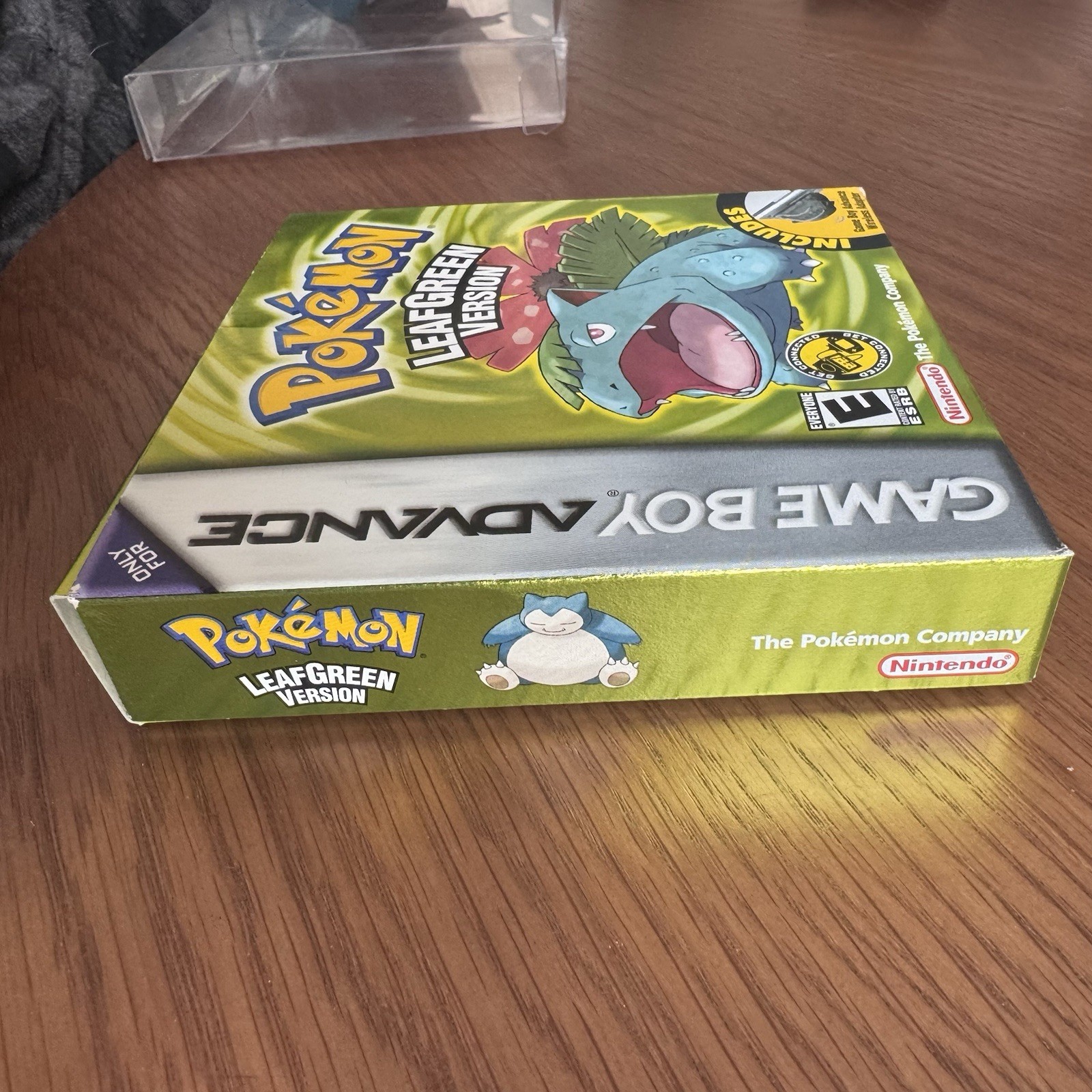 BOX ONLY Pokémon: LeafGreen Version – 1st Print Misprint “Adapater” Error GBA