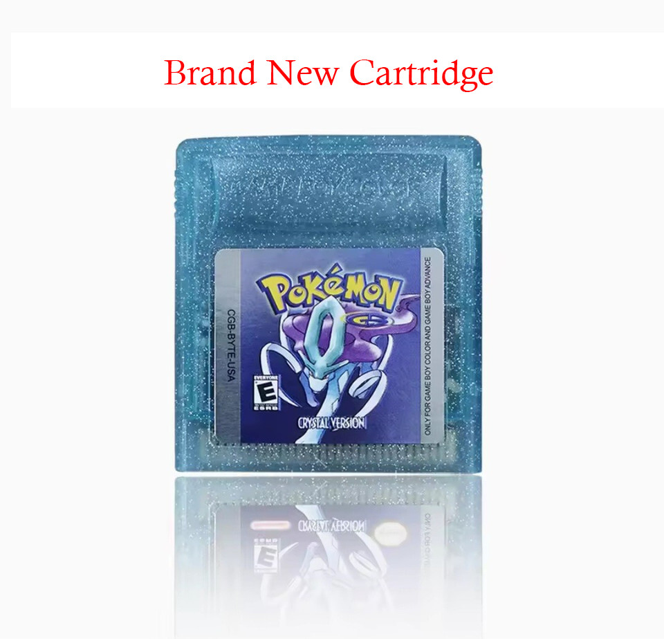 Pokemon Crystal – Gameboy Color – Shiny Living Dex, Max Items, GS Ball Unlocked!