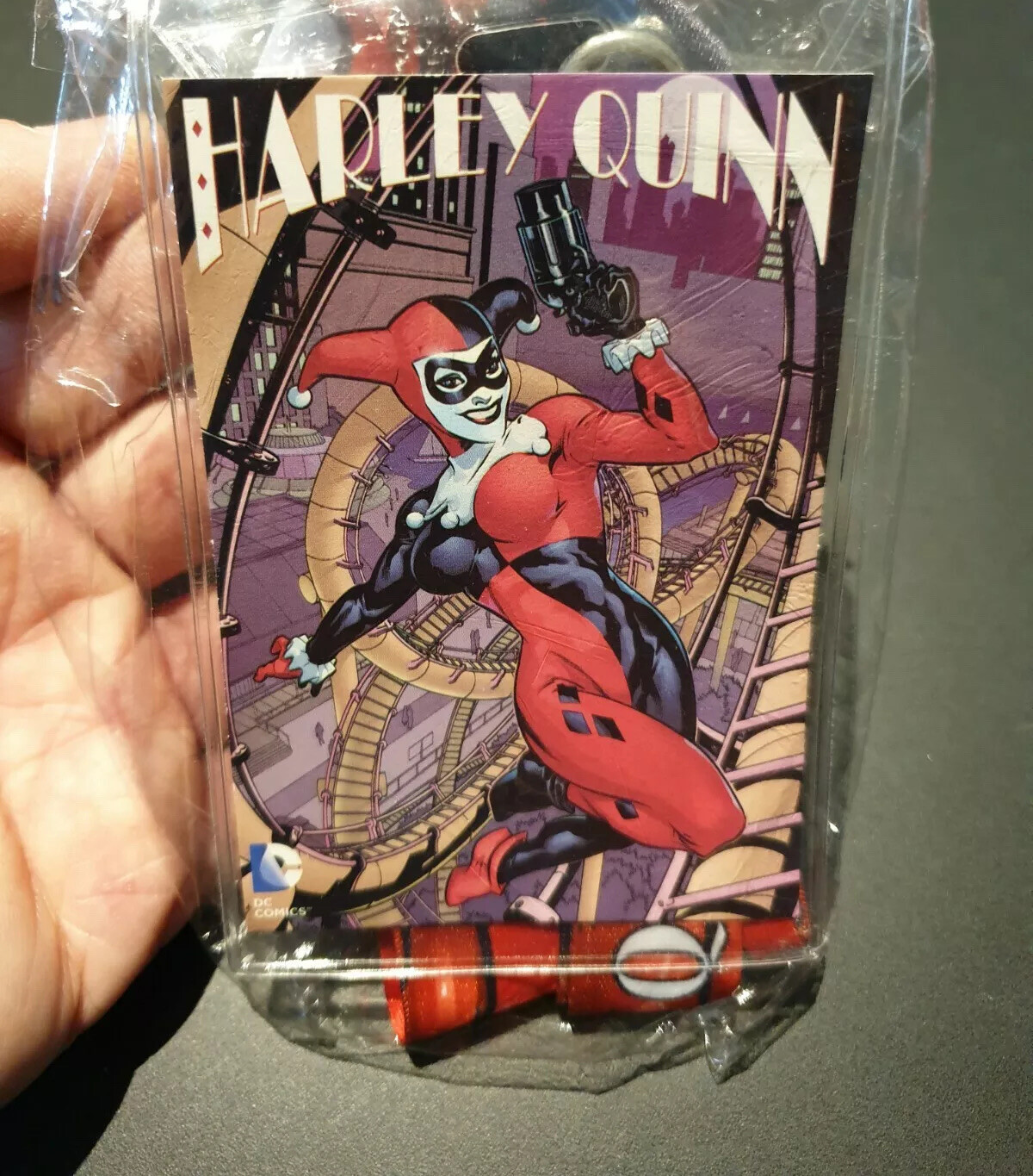 Harley Quinn Lanyard DC Comics ID Badge Holder Name Tag