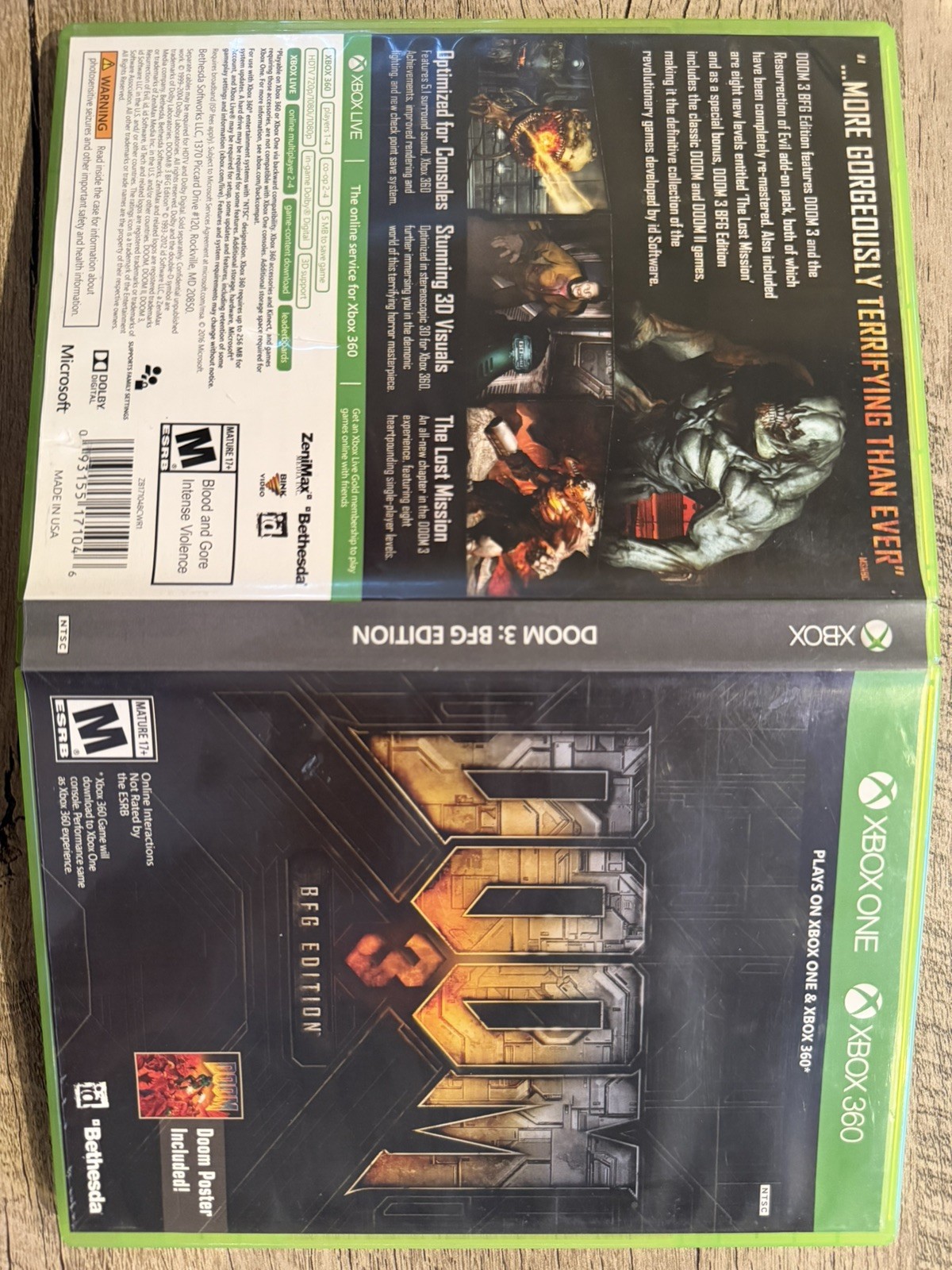 Doom 3 — BFG Edition (Microsoft Xbox 360 & Xbox One, 2012)