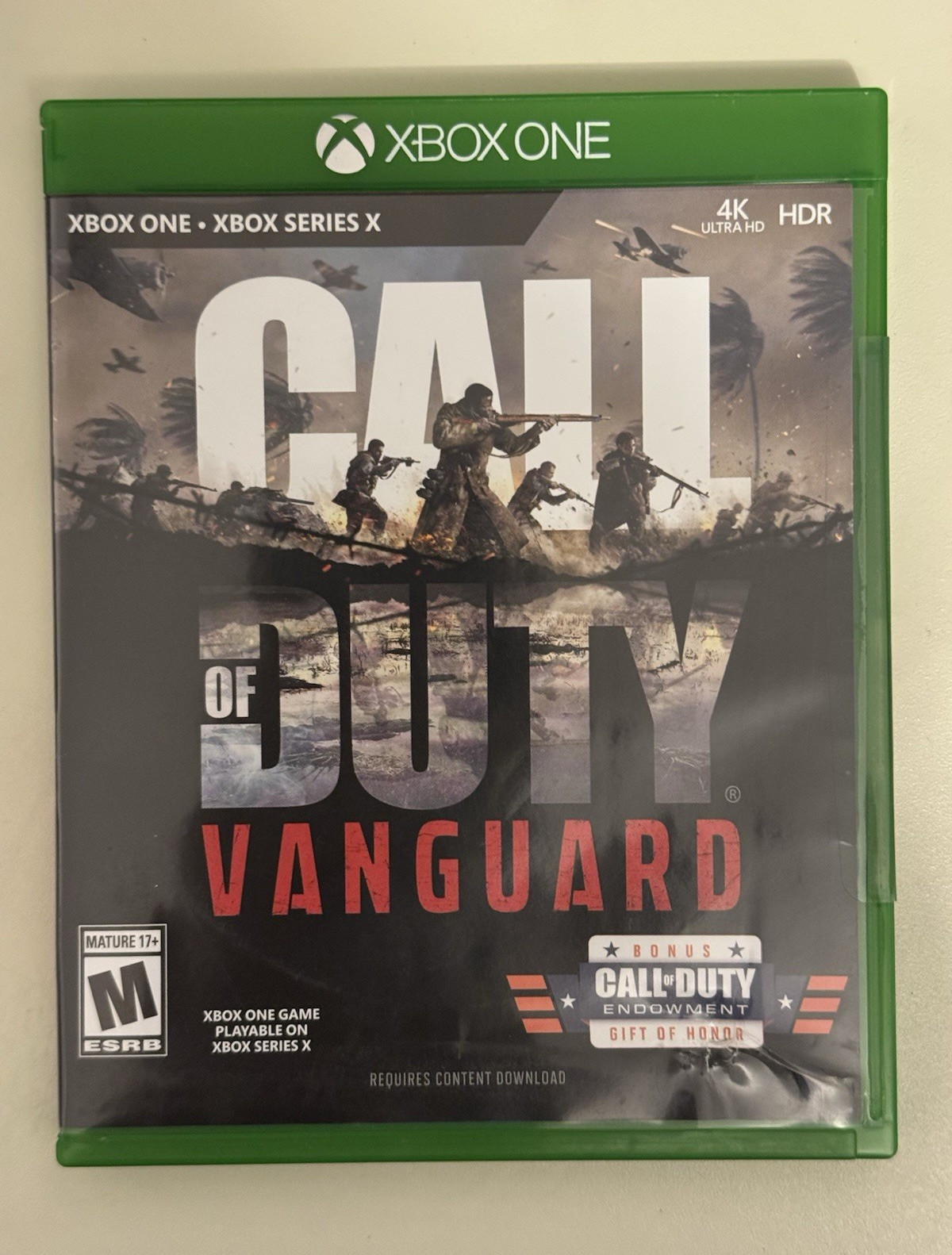 SEALED Activision Call of Duty: Vanguard 4K UHD Multiplayer M NTSC Xbox