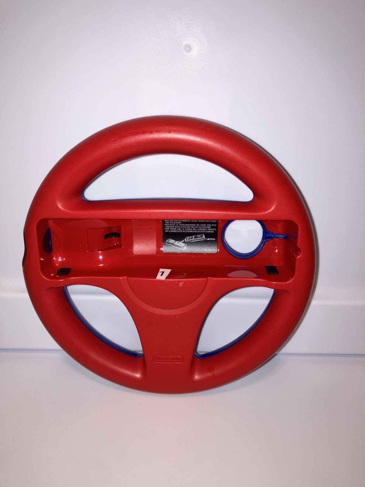 Mario Kart Wii Wii U Wii Wheel Handle Mario Red And Blue Authentic