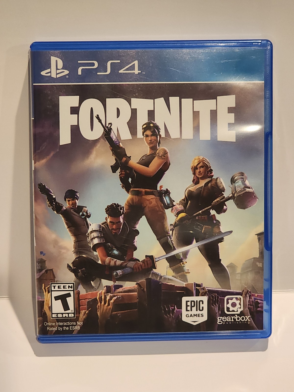 Fortnite PS4 Disc, Case & Insert. Weapon Pack Unused Code
