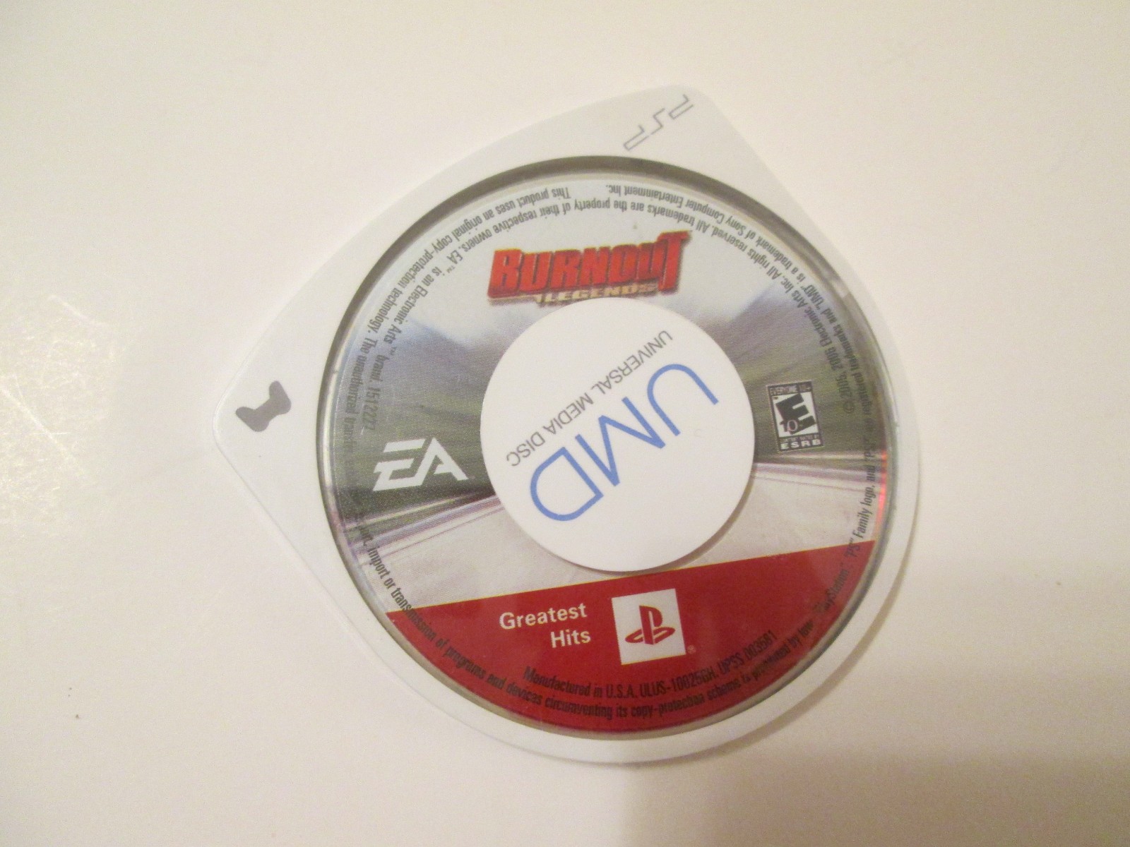 Burnout: Legends (Sony PSP, 2005) – UMD Game Disc Only – Tested