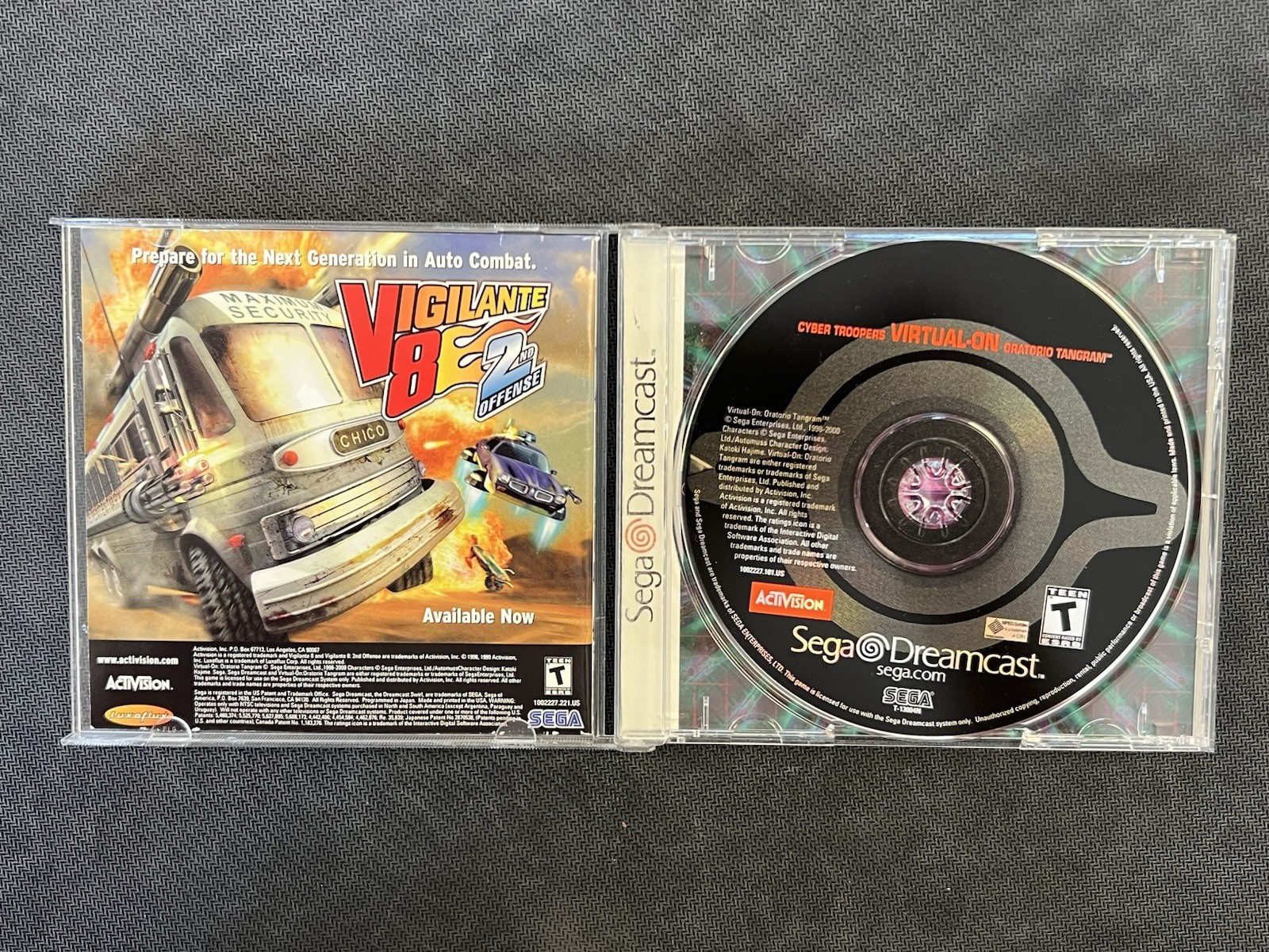 Virtual-On: Oratorio Tangram (Sega Dreamcast, 2000) CIB Tested!