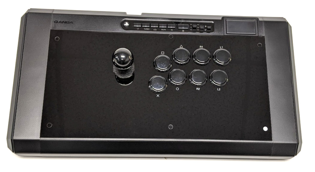 Qanba Q7 Obsidian 2 Wired Joystick for PlayStation PS5 PS4 and PC Black Used