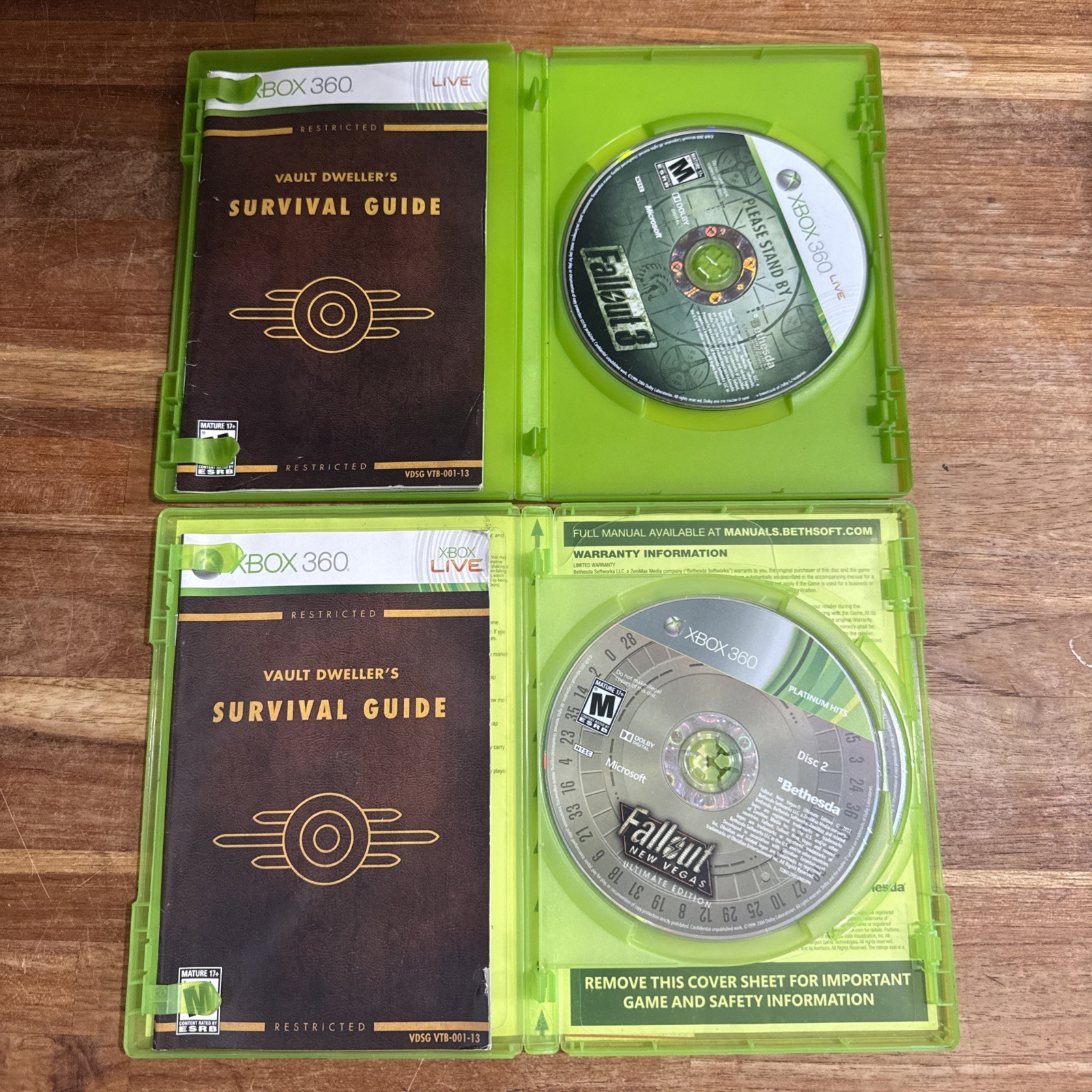 Fallout: New Vegas – Ultimate Edition (Xbox 360, 2012) *TESTED & CIB* & Fall 3