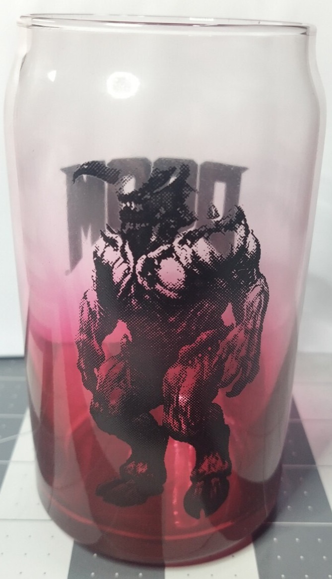 DOOM 2016 Glass Loot Crate DX Eternal Dark Ages Drinkware Bethesda ID Software