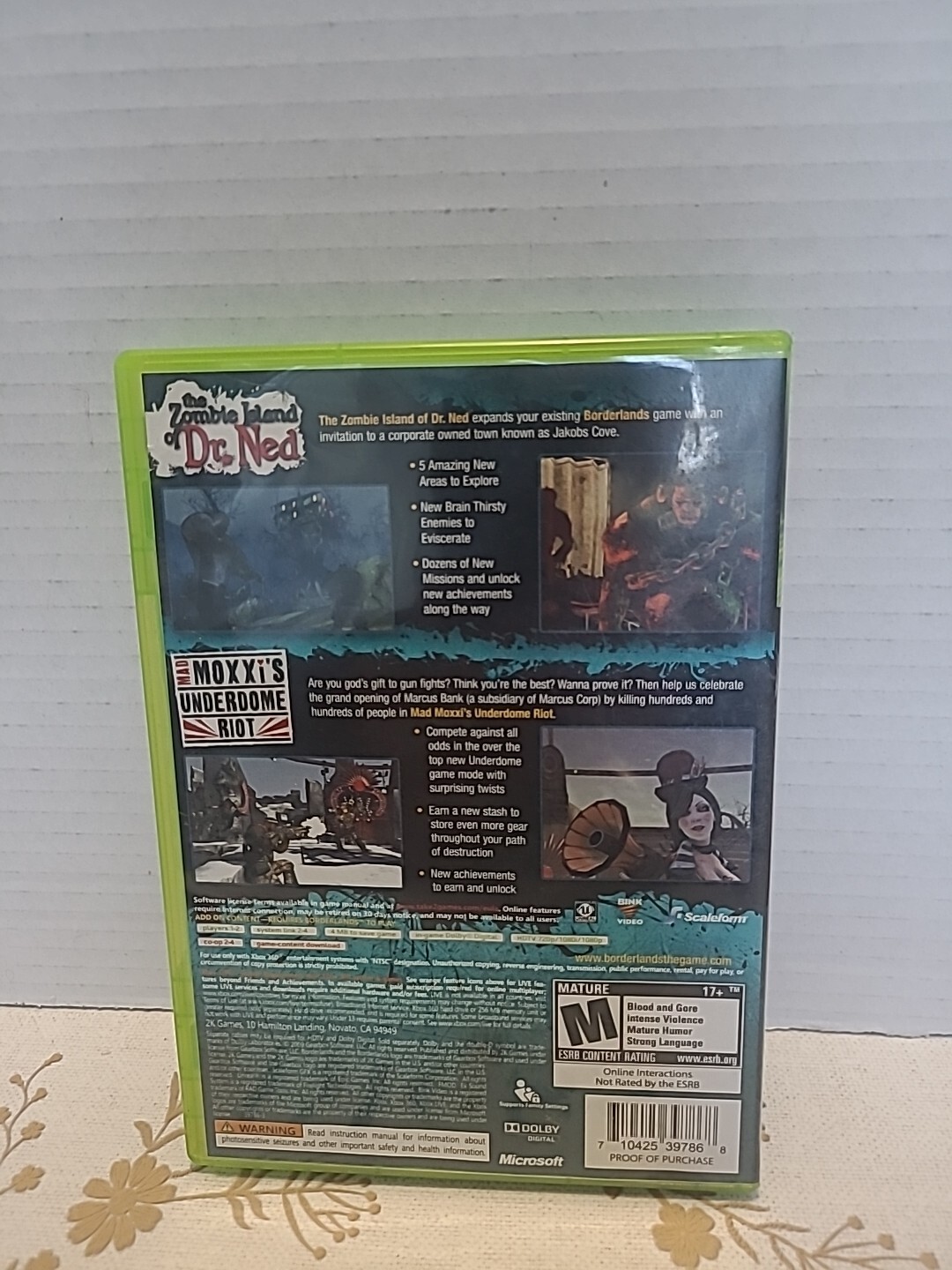 Borderlands Double Game Add-On Pack: The Zombie Island of Dr. Ned & Mad Moxxi’s