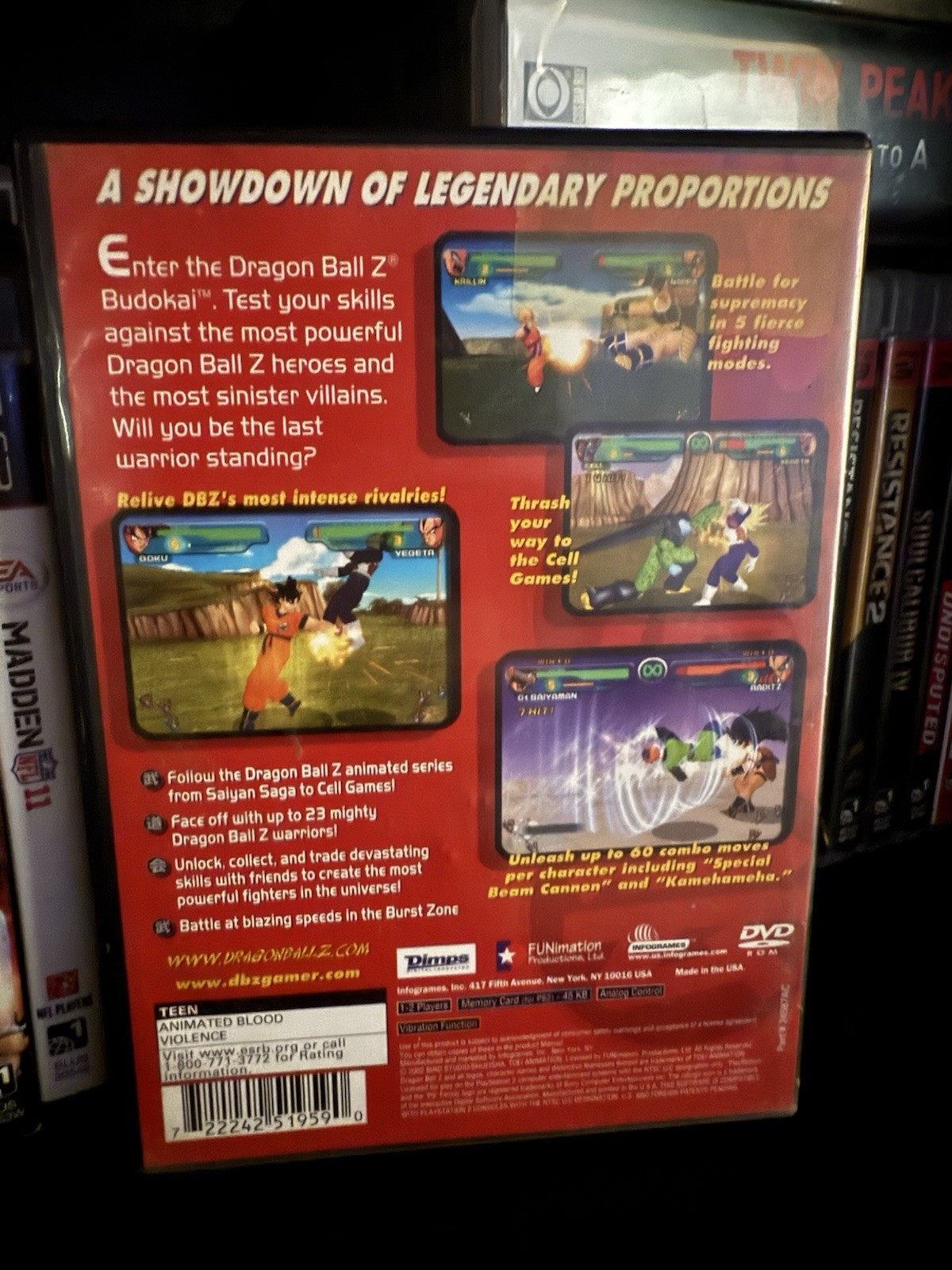 Dragon Ball Z Budokai PS2 W/ Poster included CIB