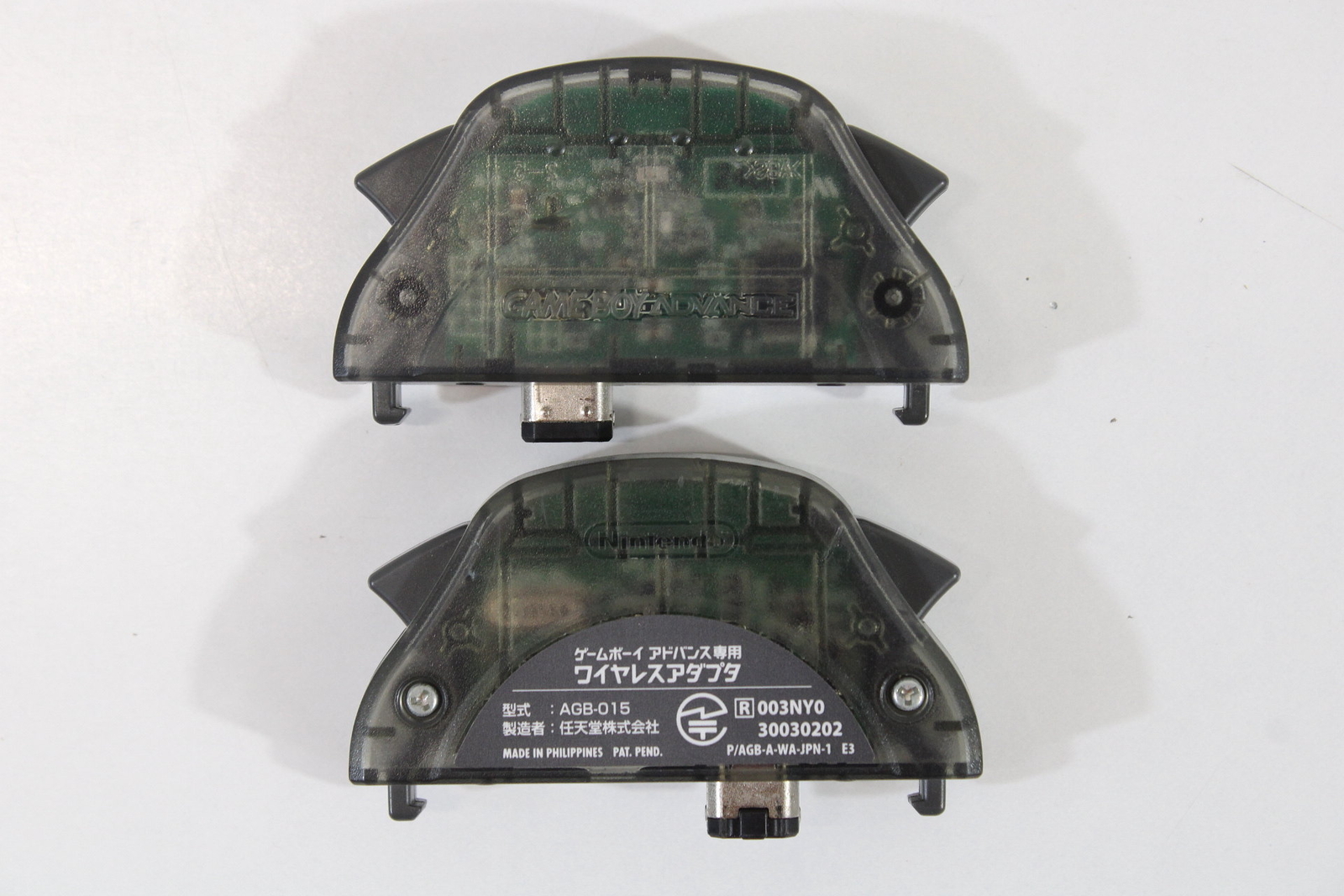 Lot 2 Nintendo Gameboy Advance Wireless Adapter AGB-015 OEM GAME BOY GBA TESTED