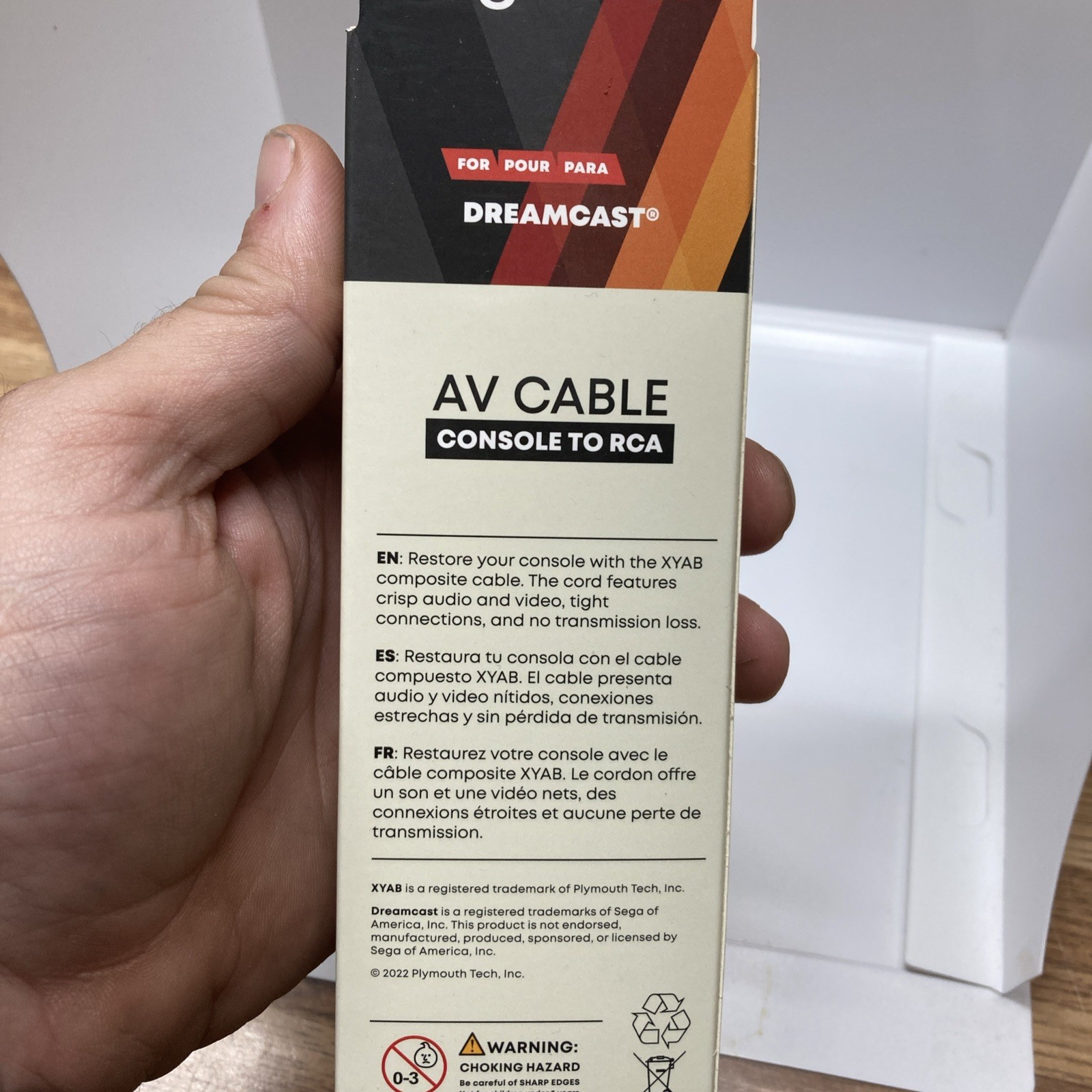 XYAB Composite AV Audio Video Cable TV Hookups RCA for Sega Dreamcast – New