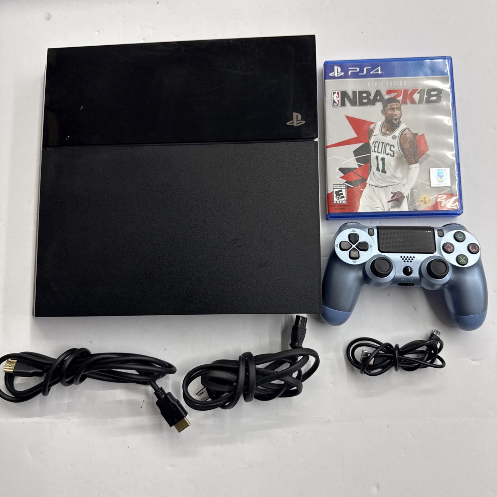 PS4 – Sony PlayStation 4 500GB Gaming Console – Black Complete Tested #2903