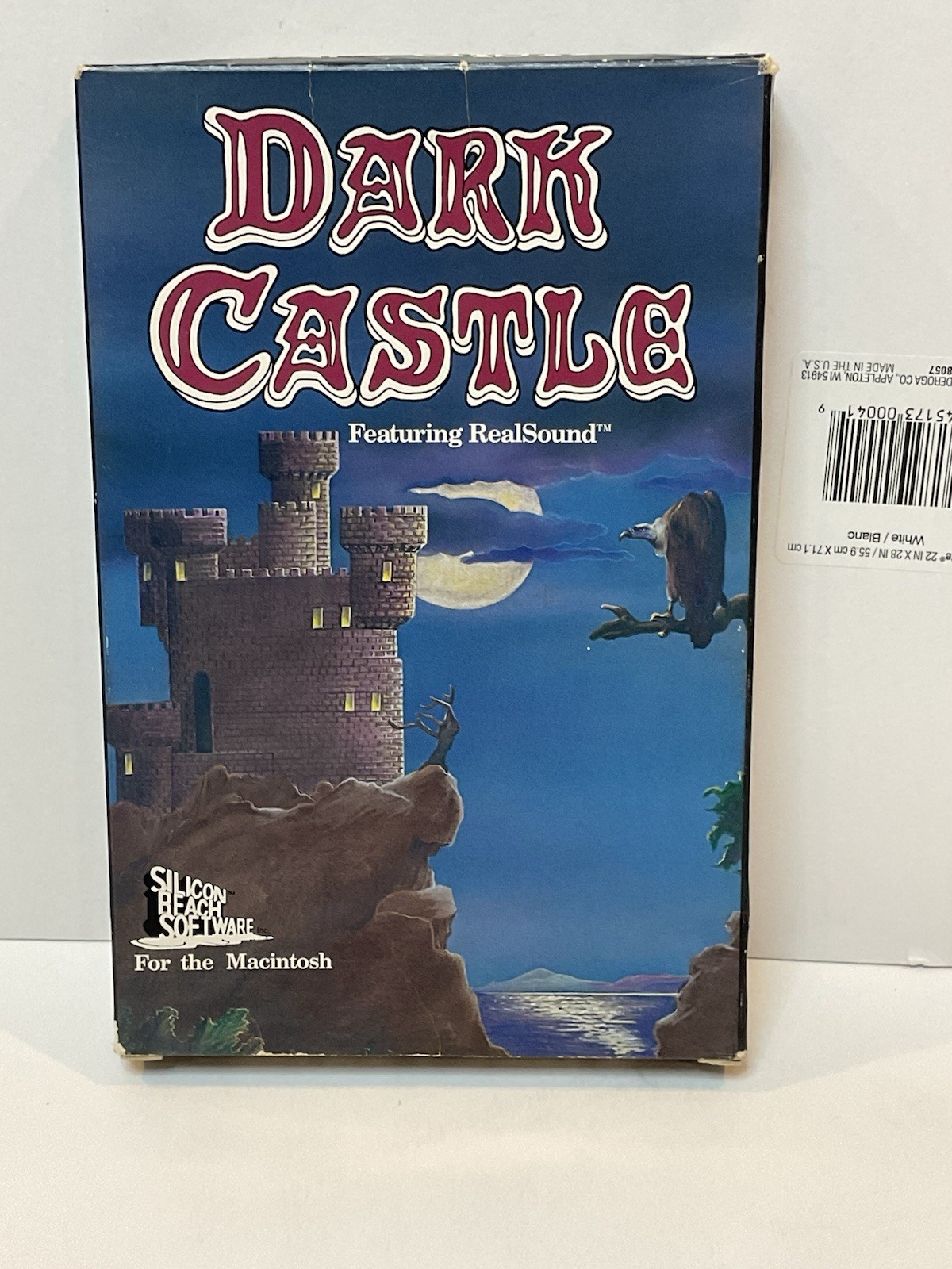 Vintage Macintosh 128k 512k Game Dark Castle – Silicon Beach Software