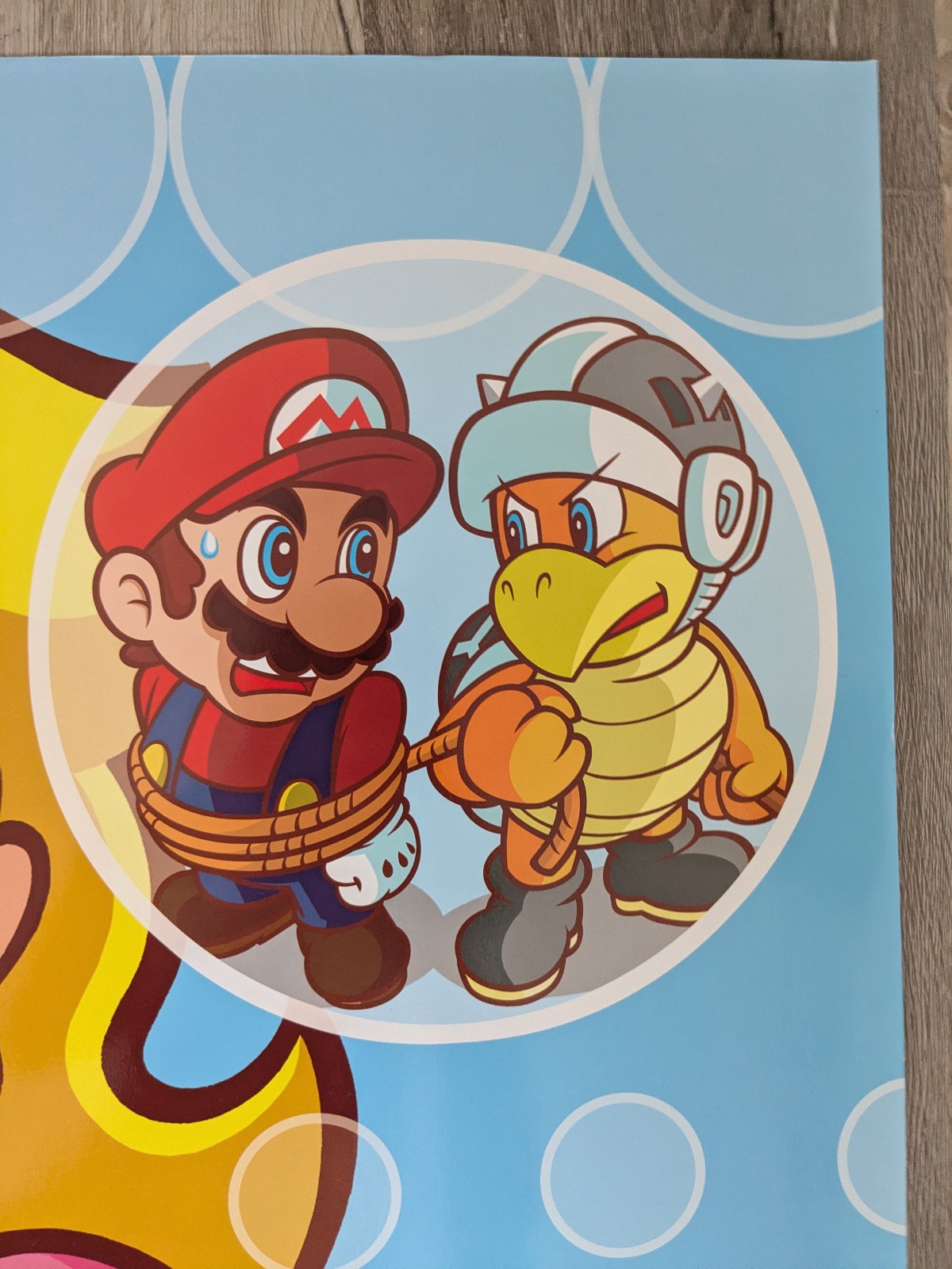 NEW Authentic Super Princess Peach Nintendo DS Video Game Promo Poster 28″ RARE