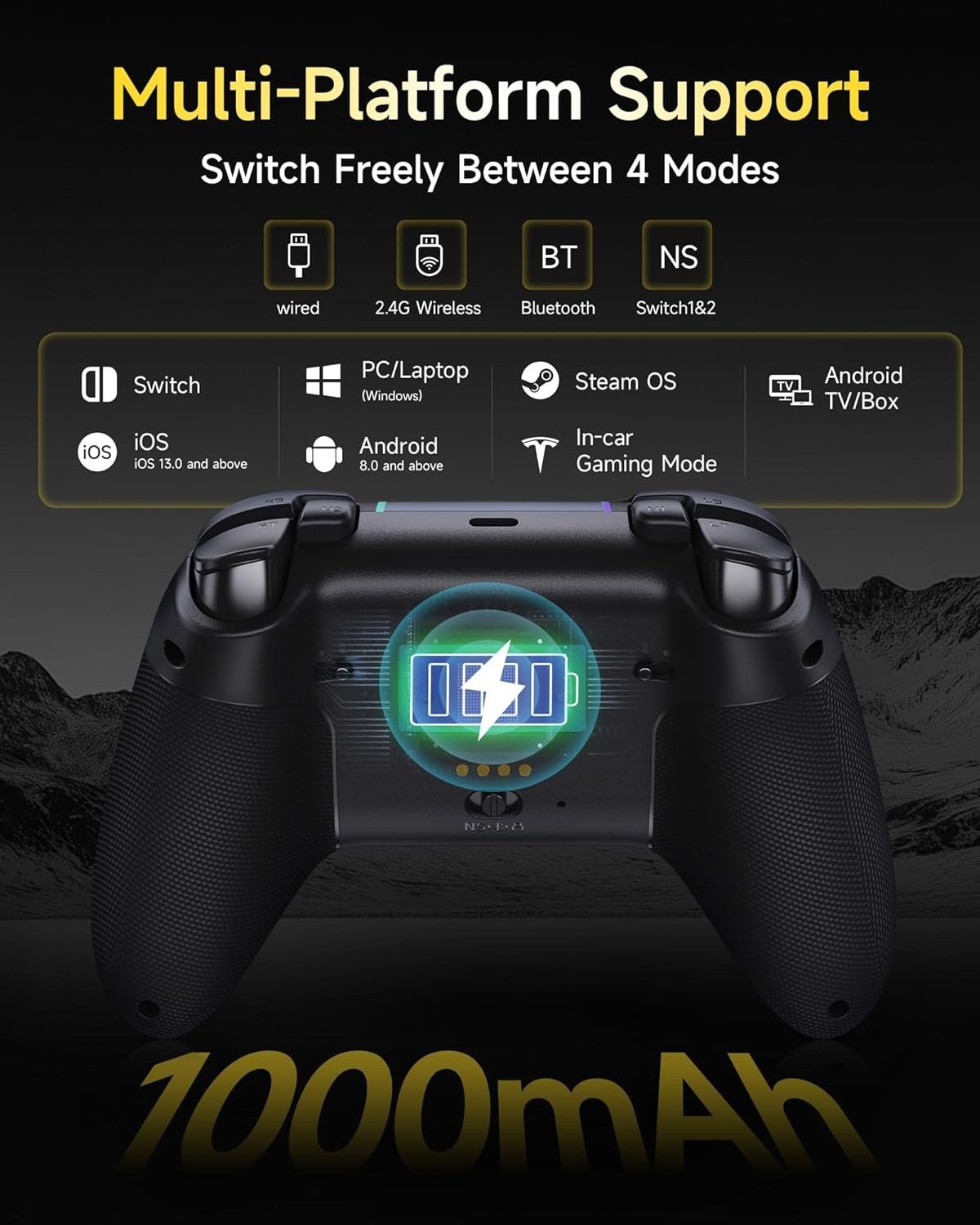 X05Pro Wireless Controller – Dual-Stage Triggers, Hall Effect Joysticks