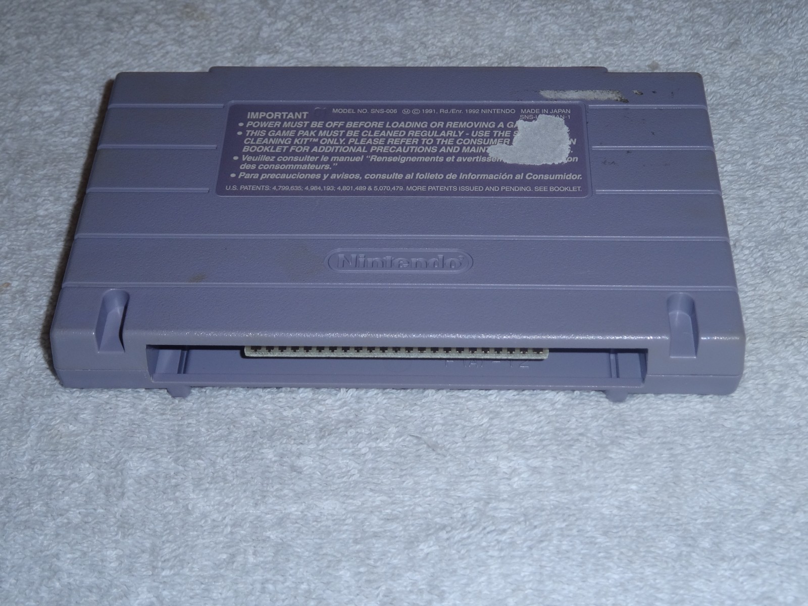 Dennis The Menace Super Nintendo Entertainment System 1993 SNES GAME! CARTRIDGE!