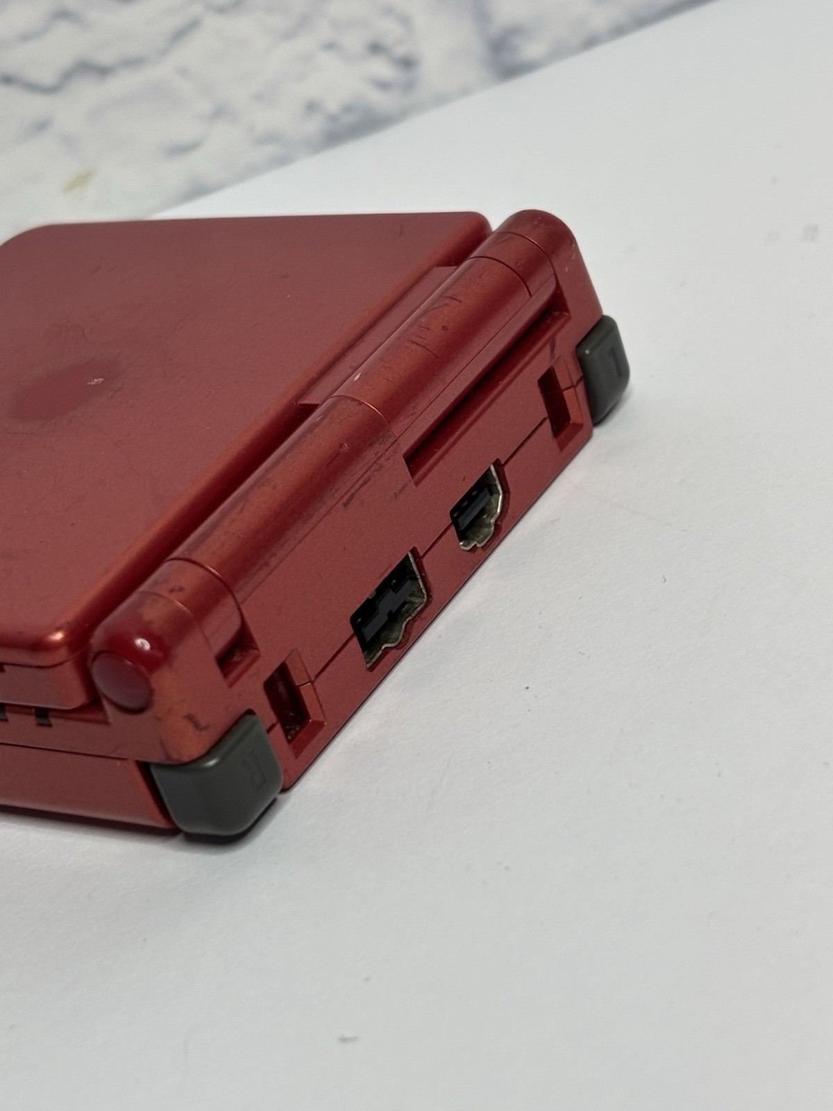 Nintendo Game Boy Advance SP System – Flame Red – Tested Works Great