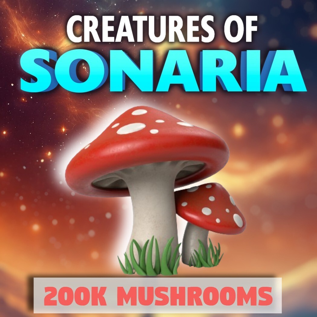 Roblox – Creatures of Sonaria 200,000 Mushrooms 200K Shooms