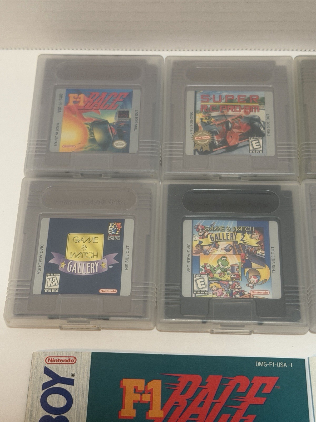 Lot Of 8 Gameboy Game Game & Watch, Monopoly Super Off Road Chase Hq Race Drivin