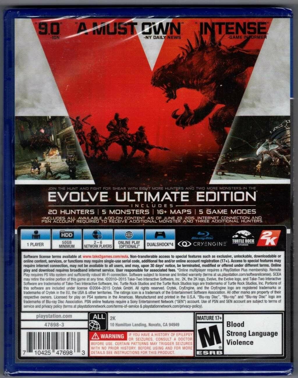 Evolve Ultimate Edition – PlayStation 4