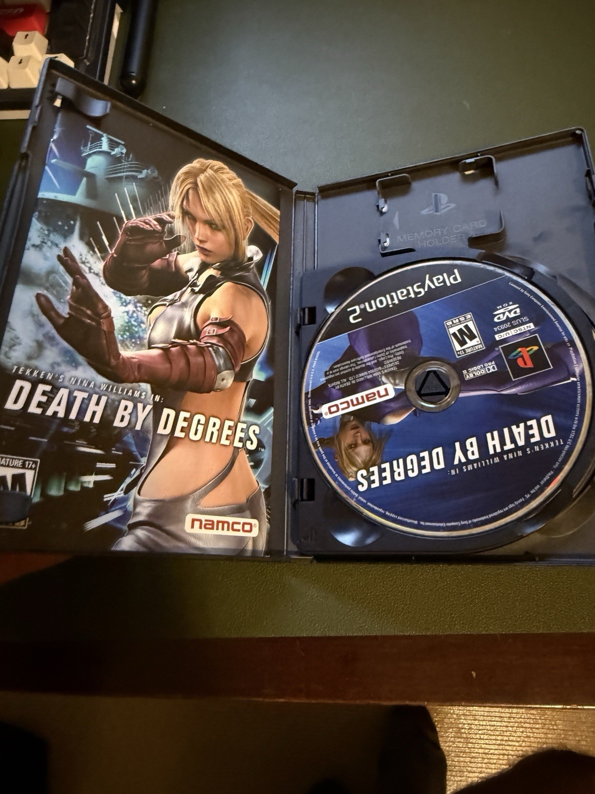Namco Death by Degrees PS2 M NTSC-U/C 2005