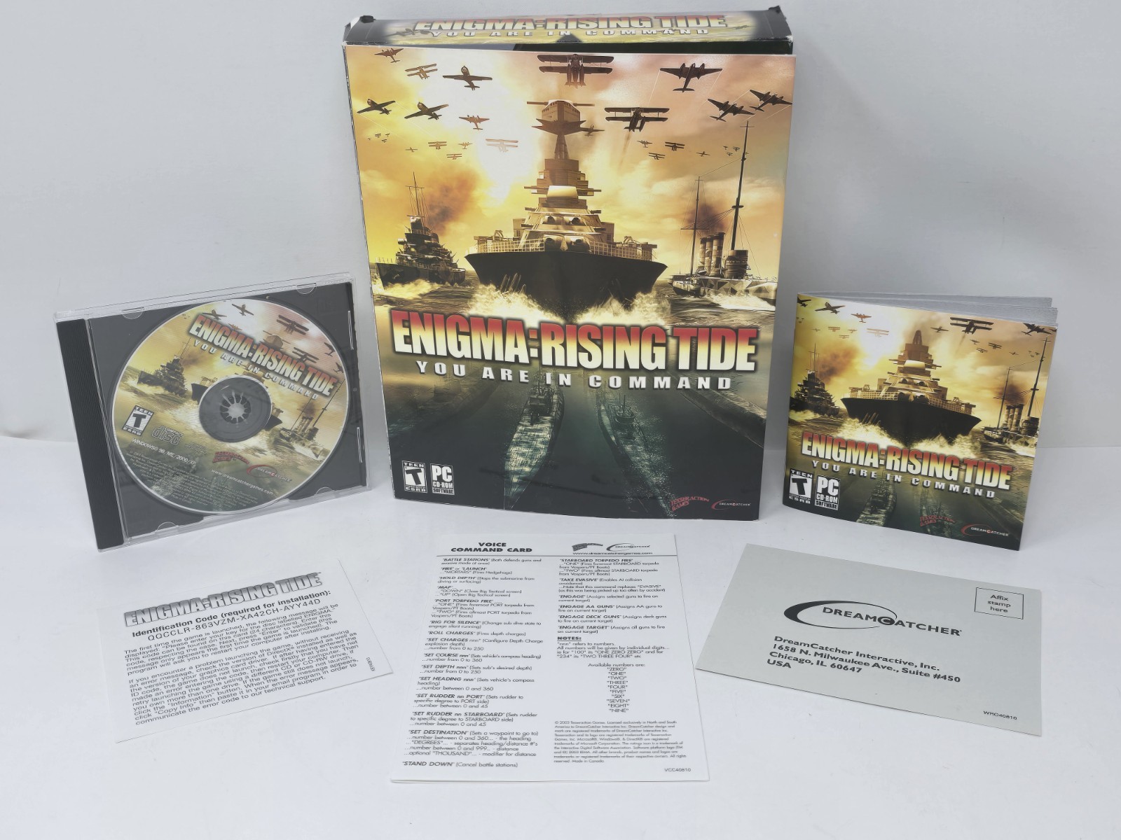 Enigma: Rising Tide (PC, 2004, Big Box) – Box Wear, Mint Disc