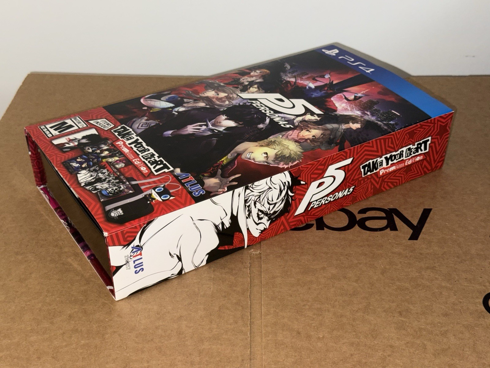 Persona 5 Take Your Heart Premium Edition PS4 NO GAME ALL OTHER ITEMS UNUSED