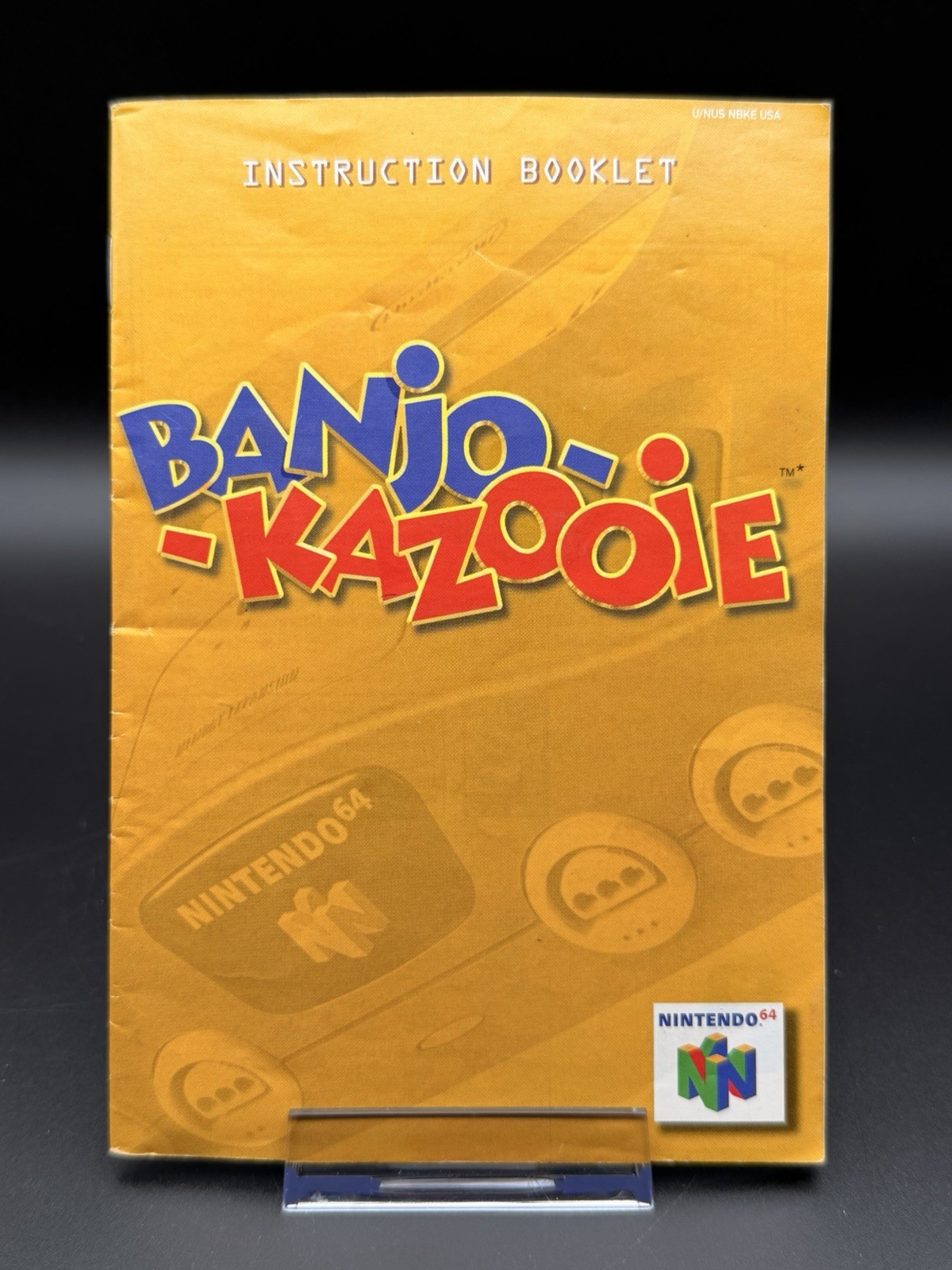 Banjo-Kazooie (Nintendo 64, 1998) Box Manual Complete CIB N64 Tested