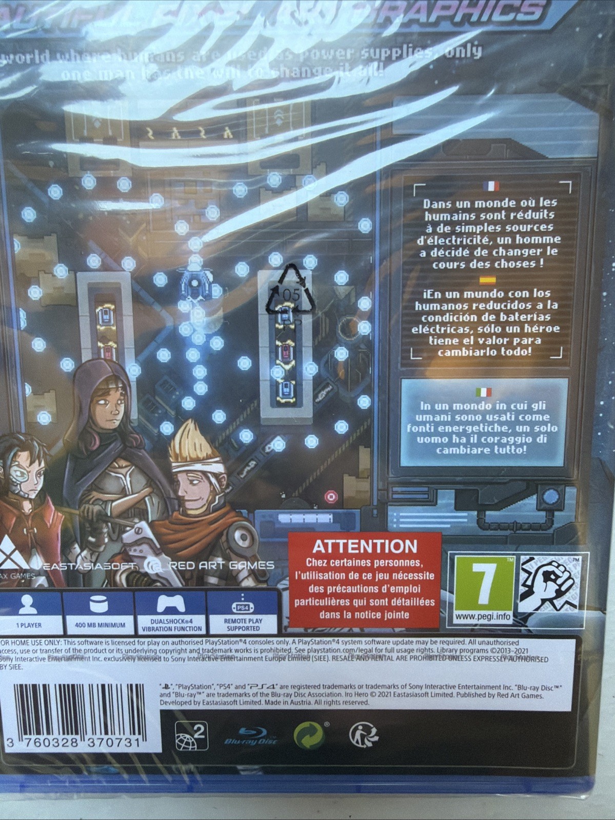 Iro Hero PS4 PlayStation 4 PAL Brand New Factory Sealed Video Game Rare