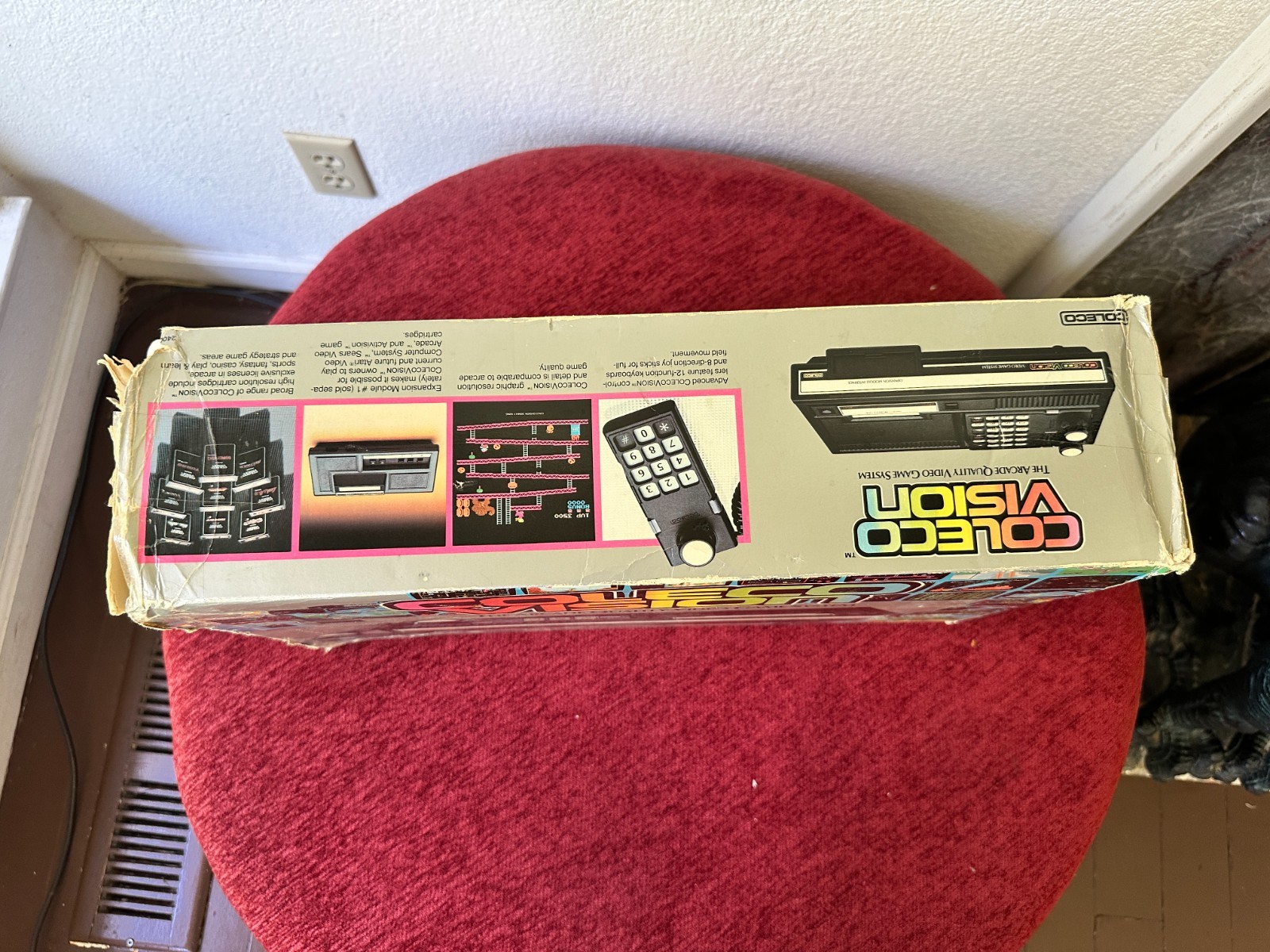 Coleco Vision Gaming Console – 90% CIB – Original Foam – Works, Retro Video Game