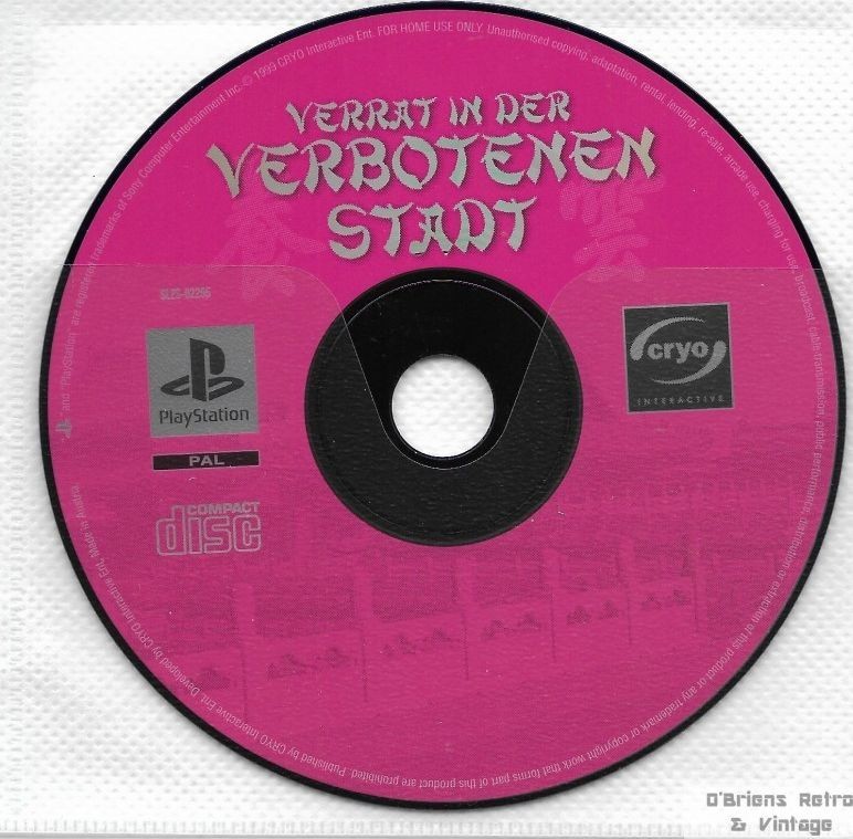 Verrat in der Verbotenen Stadt (PlayStation 1, 1999) – Good Condition – Tested