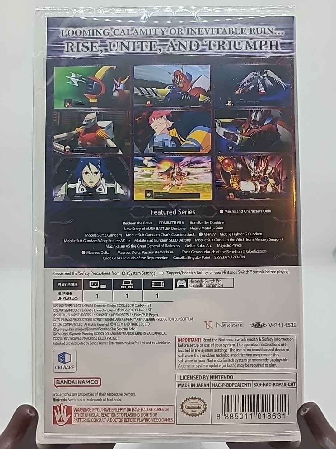 Super Robot Wars Y – Nintendo Switch – Multi Language – Bonus DLC Included