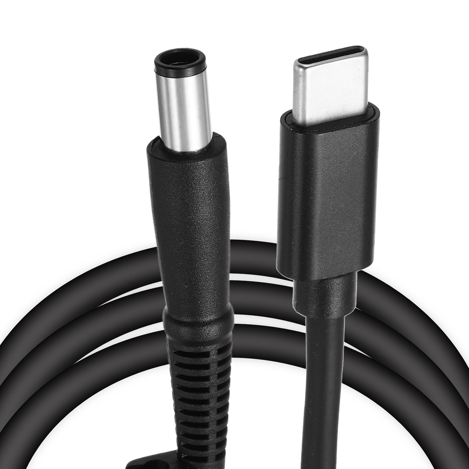 4.9FT USB C to DC PD Power Fast Charging Cables, 7.4mmx5mm 65W/20V(Black)