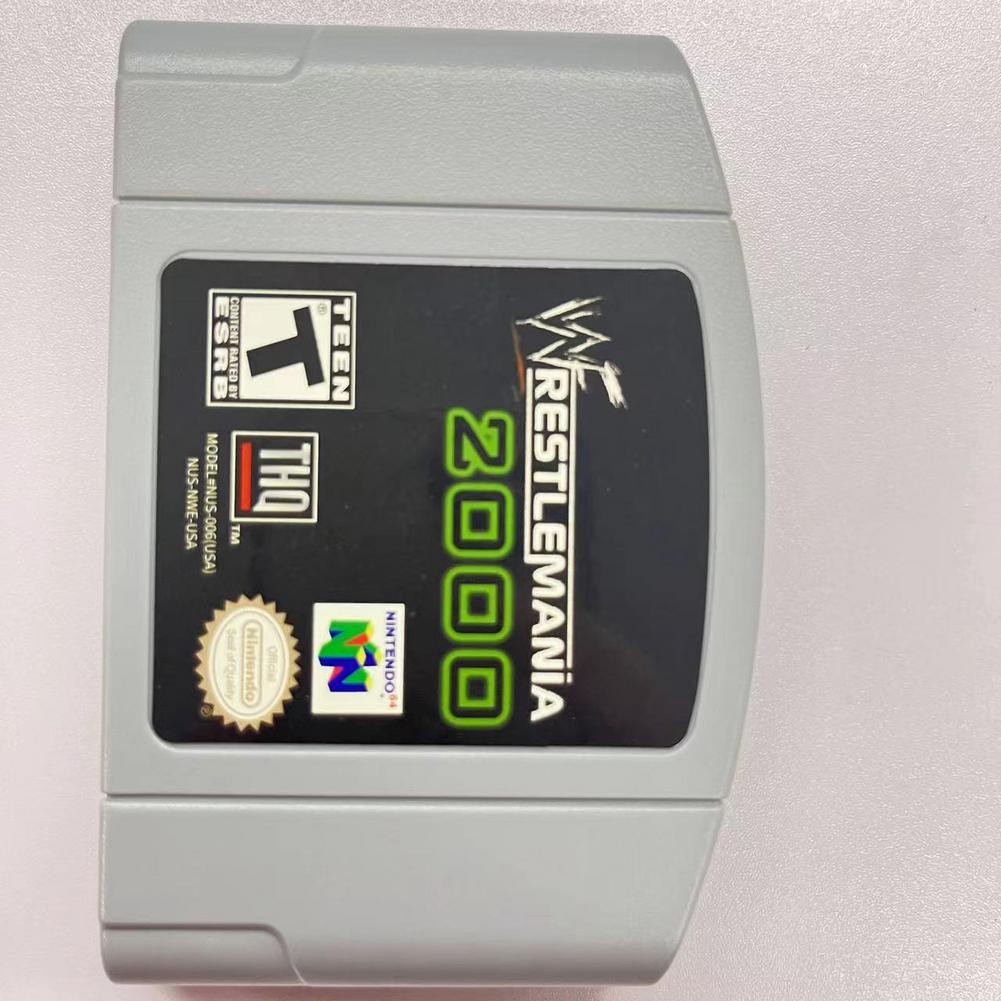 WWF WrestleMania 2000 – Nintendo 64 (N64) Popular title Complete set