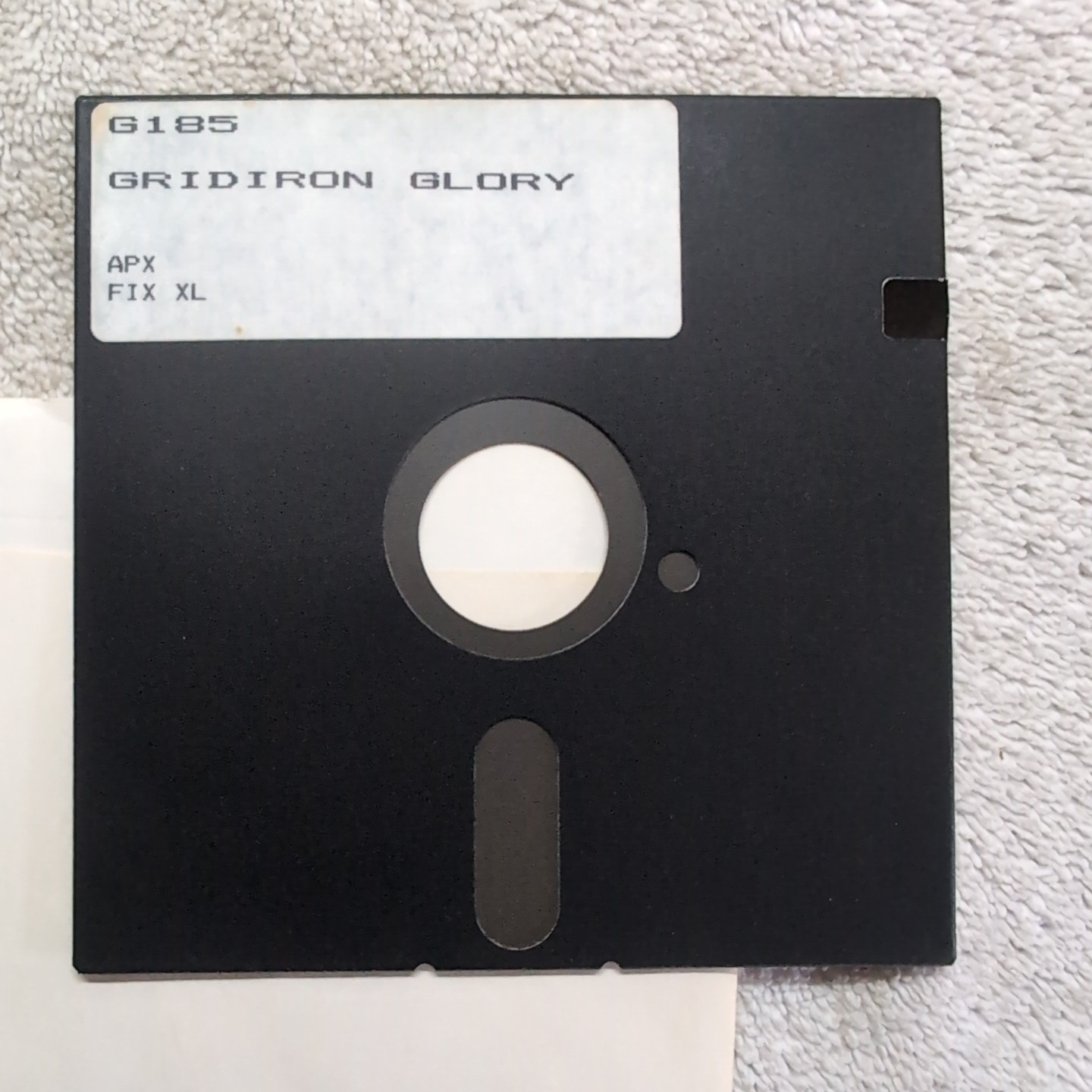 Gridiron Glory APX Atari Program Exchange 5.25″ Floppy Football FIX XL XE