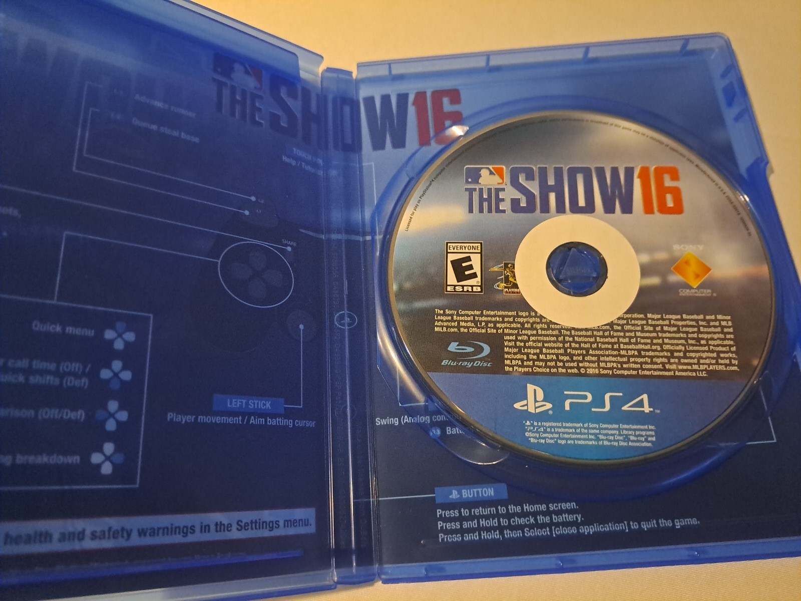 MLB: The Show 16 (Sony PlayStation 4, 2016)