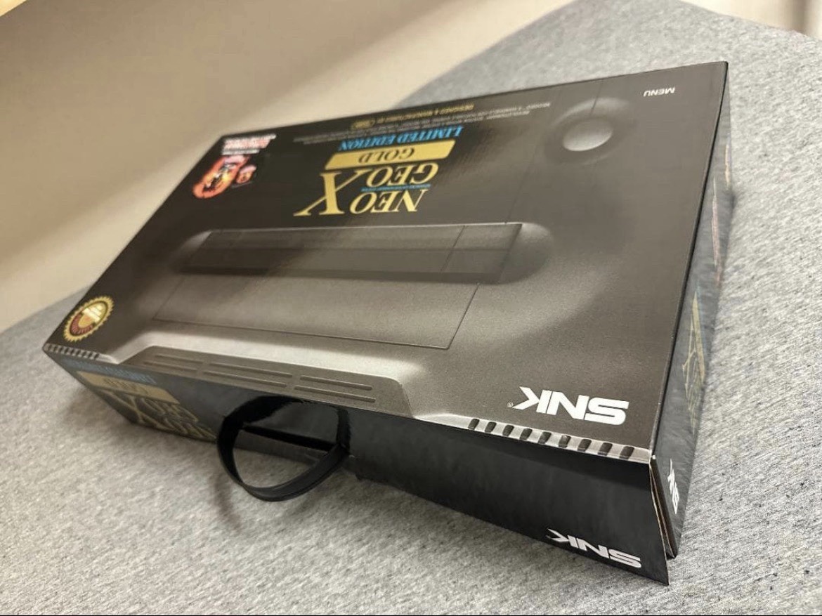 SNK NEOGEO X Gold Entertainment System Limited Edition CIB w/ Ninja Master’s